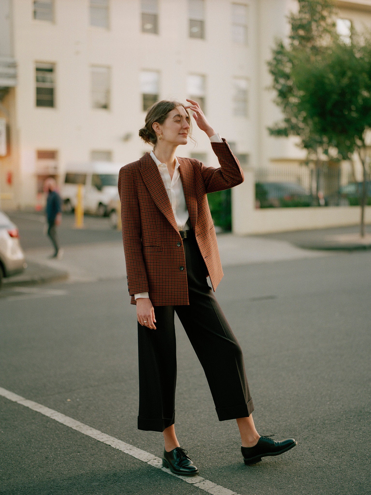 Ines Black Japanese Wool Pants