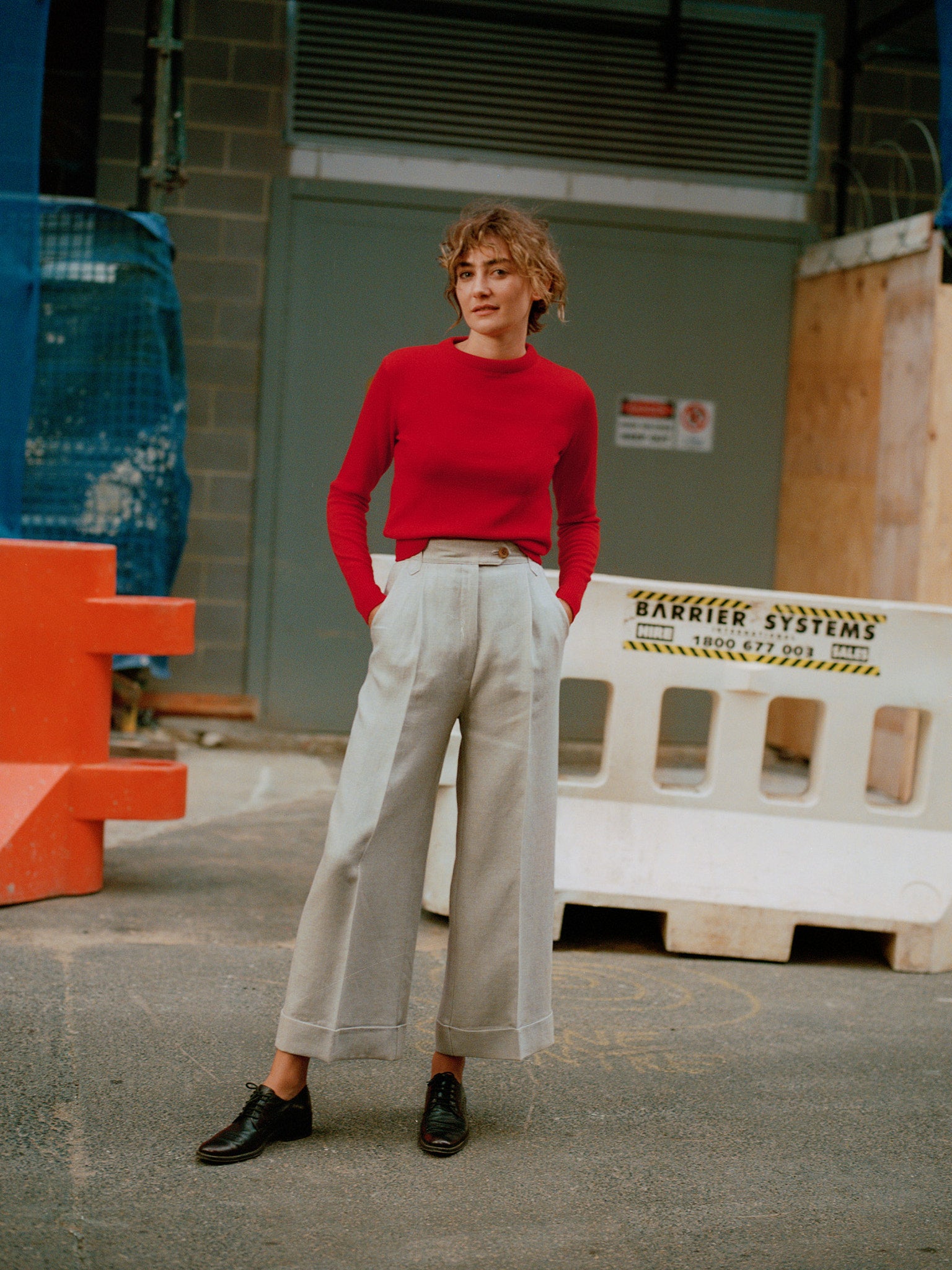 Rufus Tomato Italian Merino Knit
