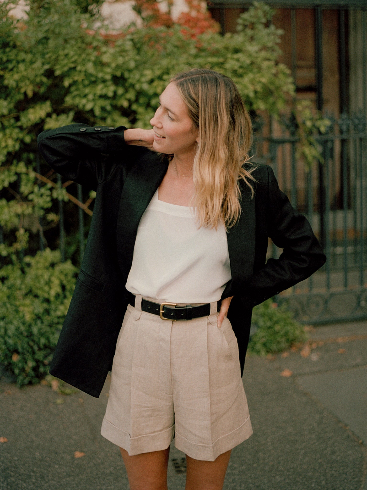 Fred Black Japanese Linen Blazer