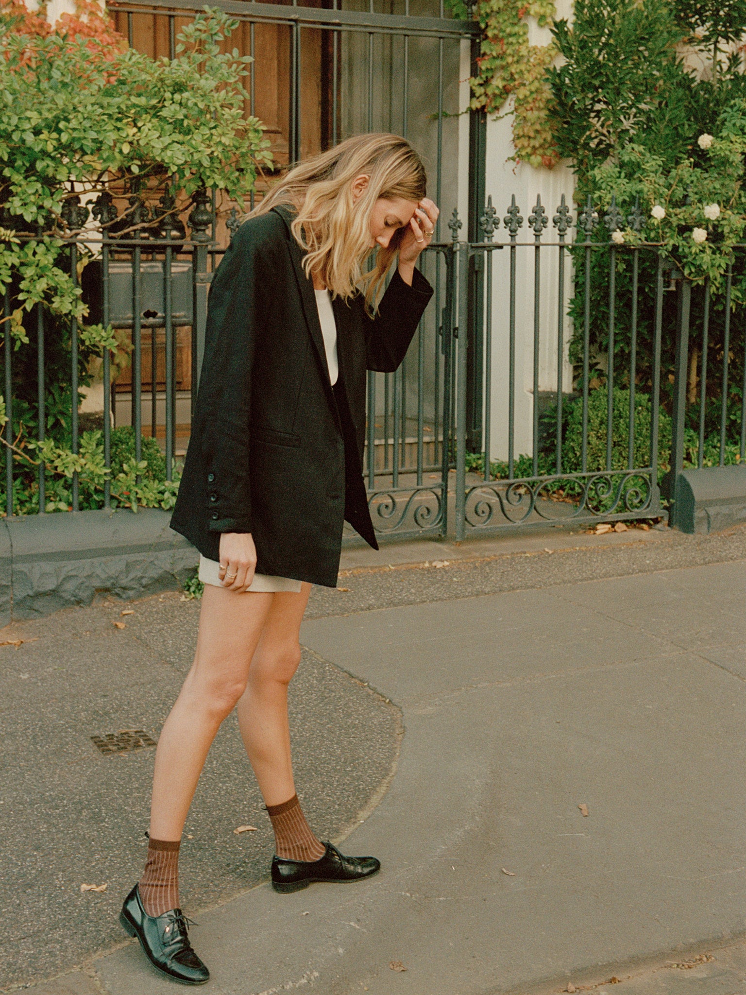 Fred Black Japanese Linen Blazer