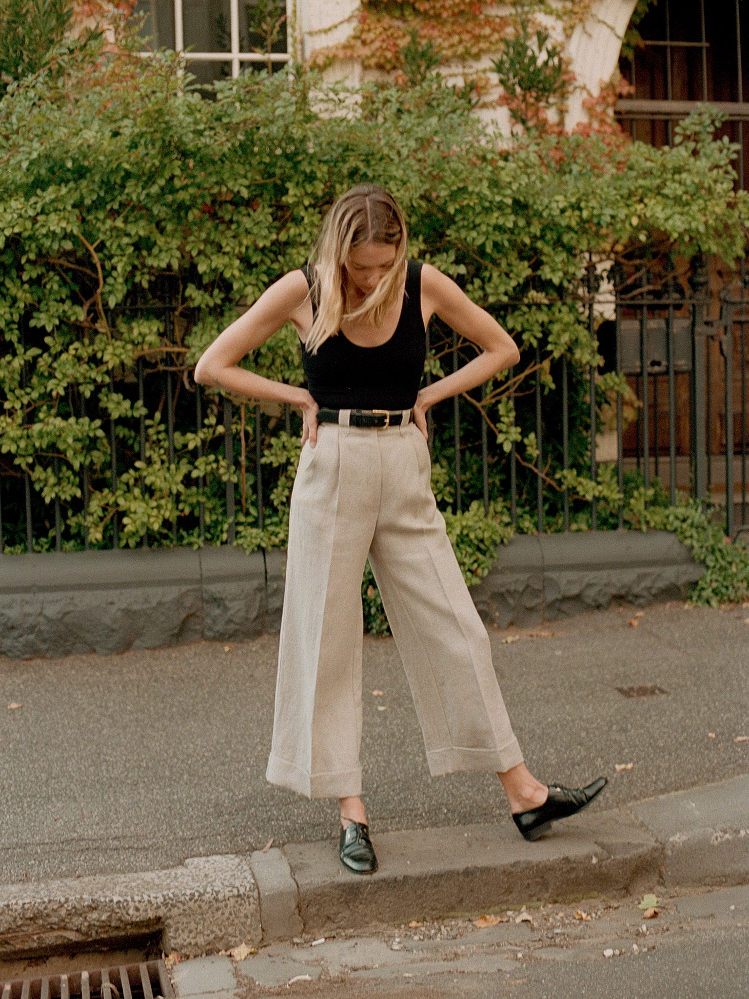 Ines Biscotti Linen Pants