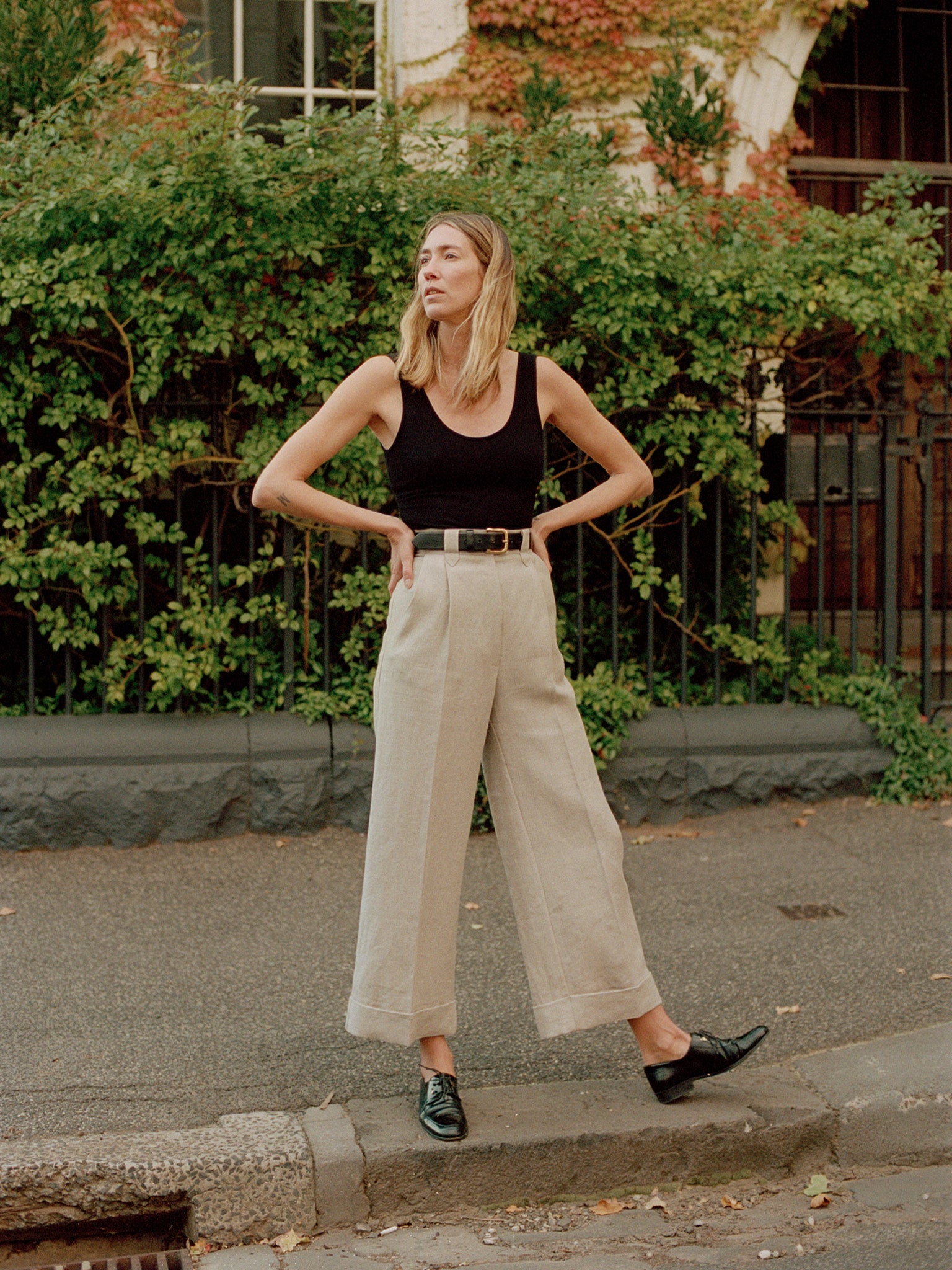 Ines Biscotti Linen Pants