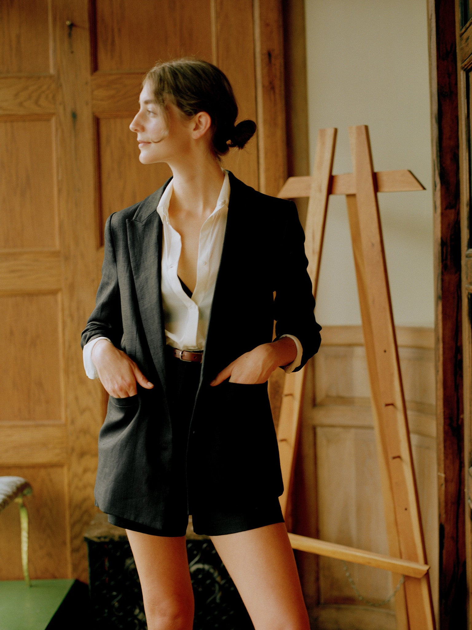 Fred Black Japanese Linen Blazer