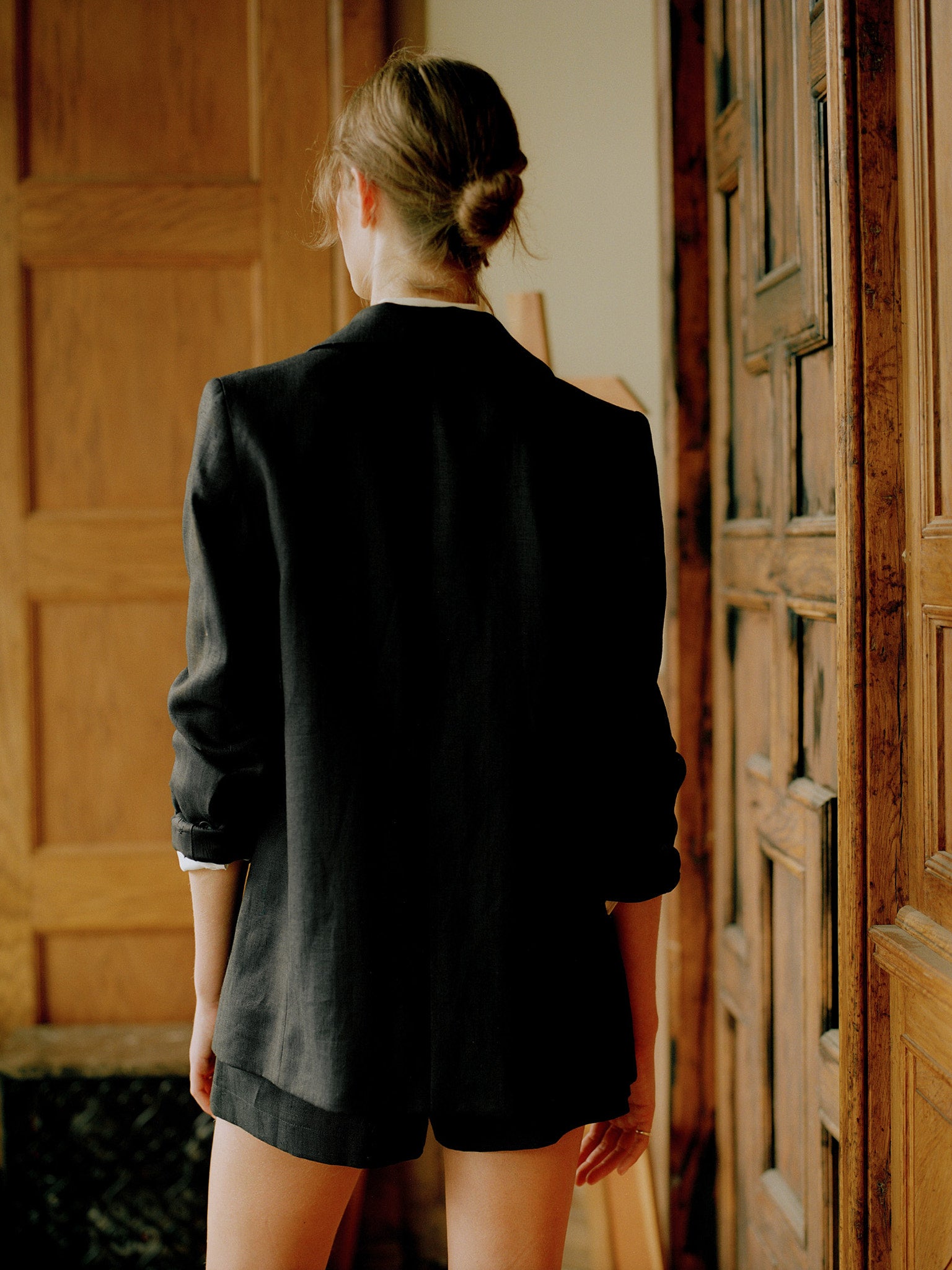 Fred Black Japanese Linen Blazer
