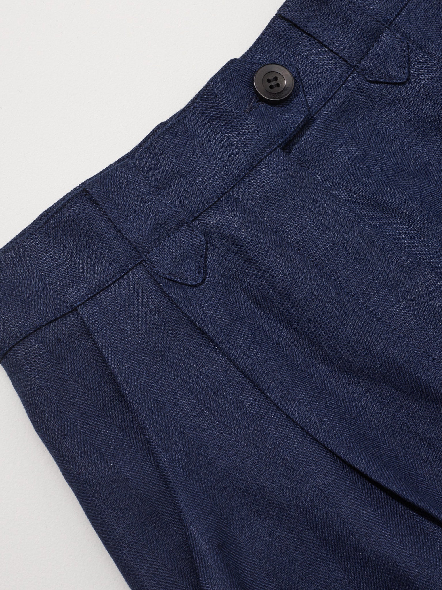 Pre-Order Ines Navy Japanese Linen Pants