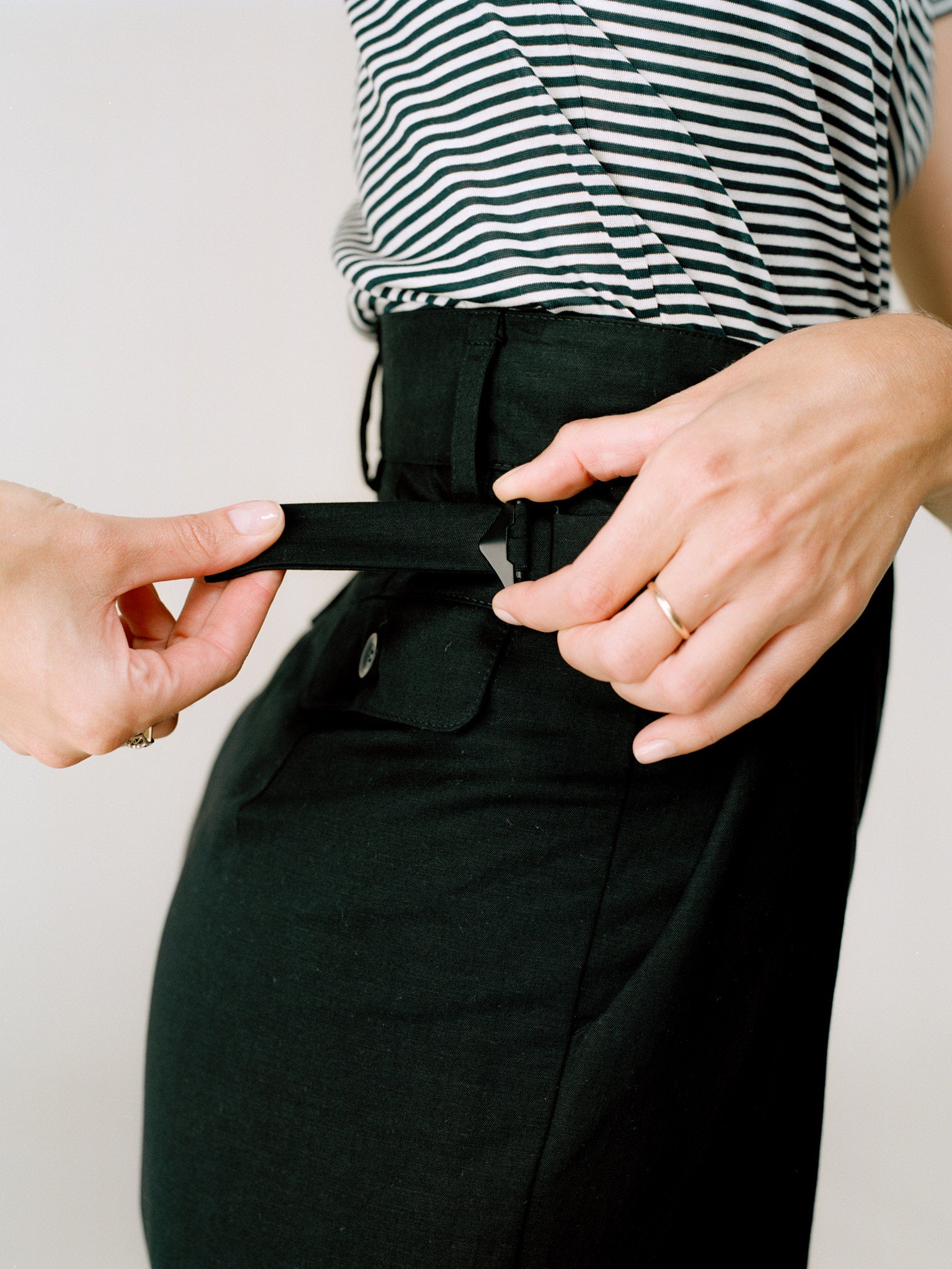 Kate Black Japanese Cotton Pants