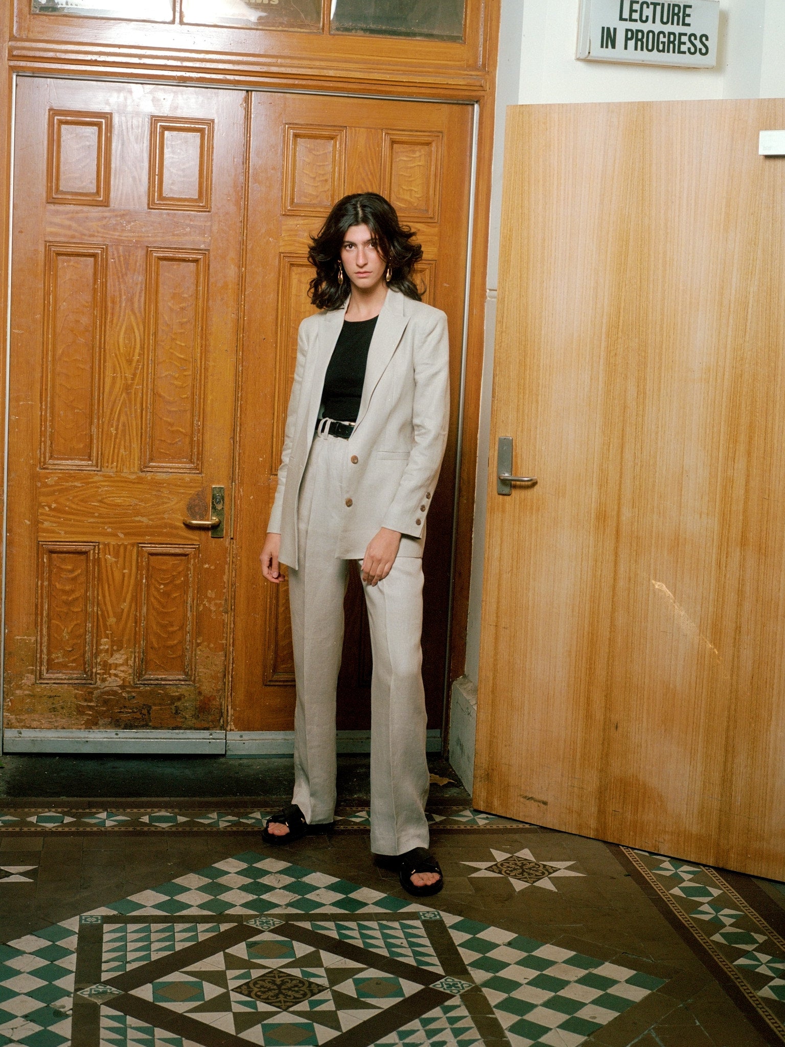 Pre-Order Yu Tailored Oat Japanese Linen Pants