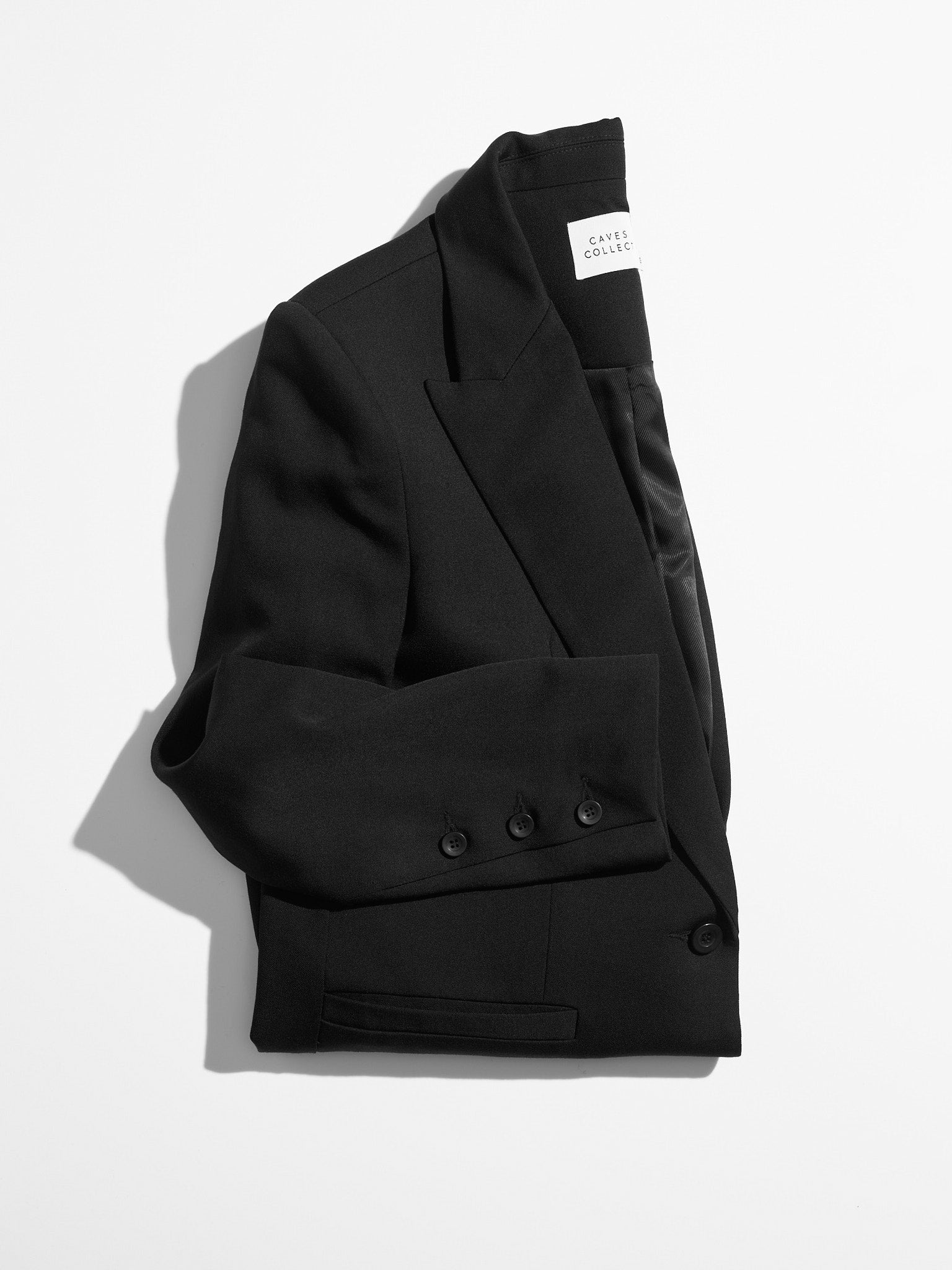 Recently Back in Stock - Fred Black Japanese Twill Wool Blazer
