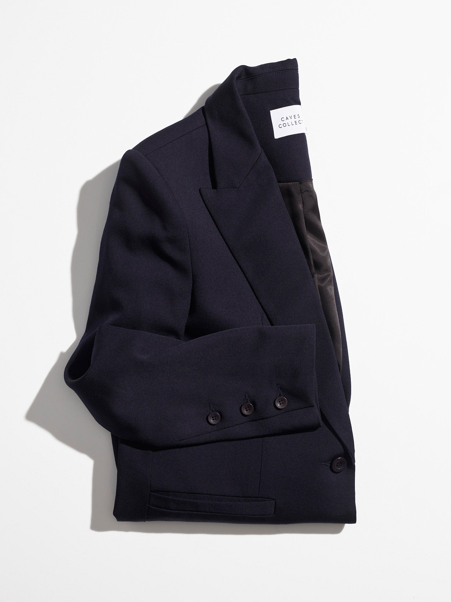 Recently Back in Stock - Fred Navy Japanese Twill Wool Blazer