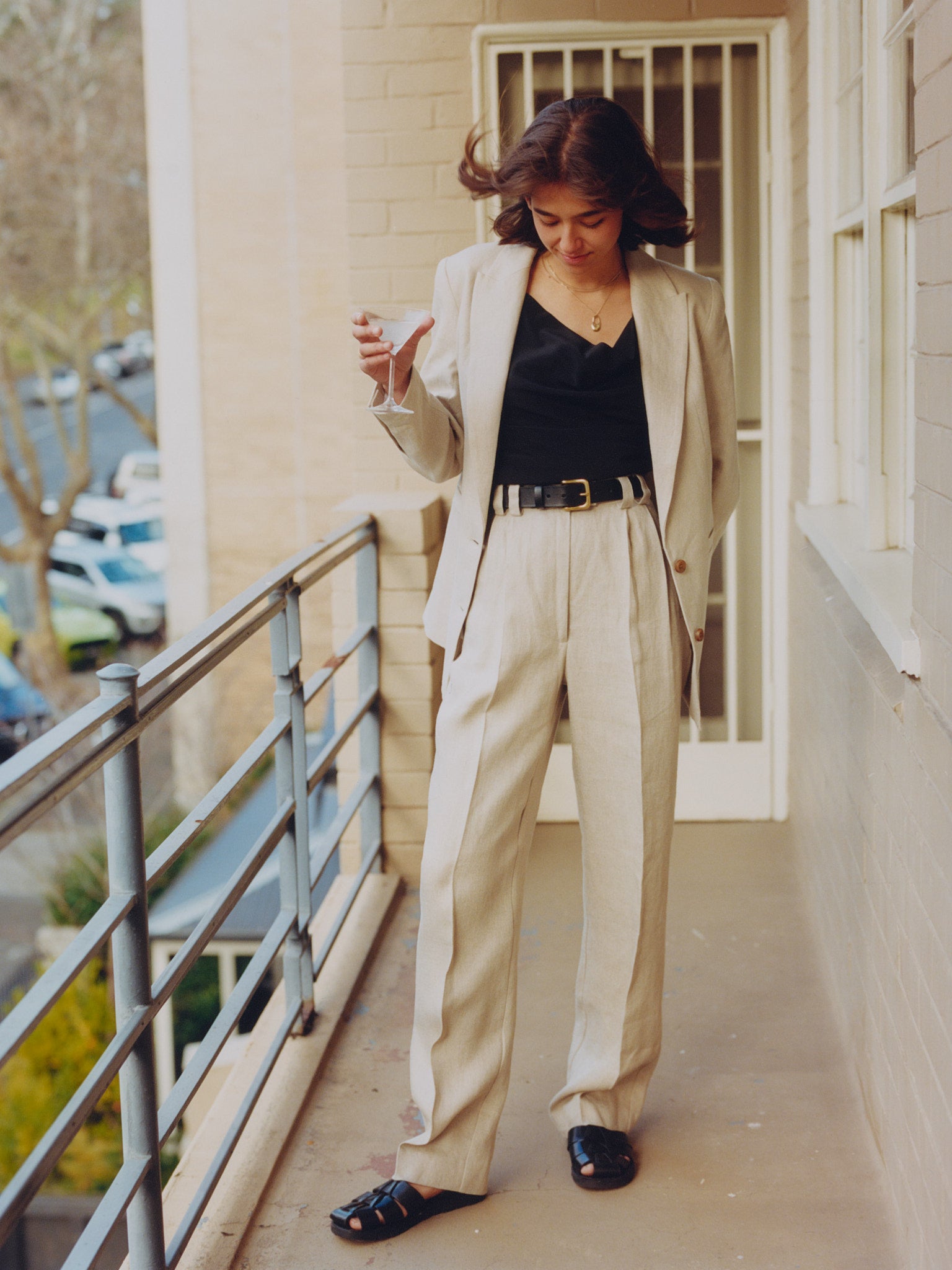 Fred Oat Linen Japanese Blazer