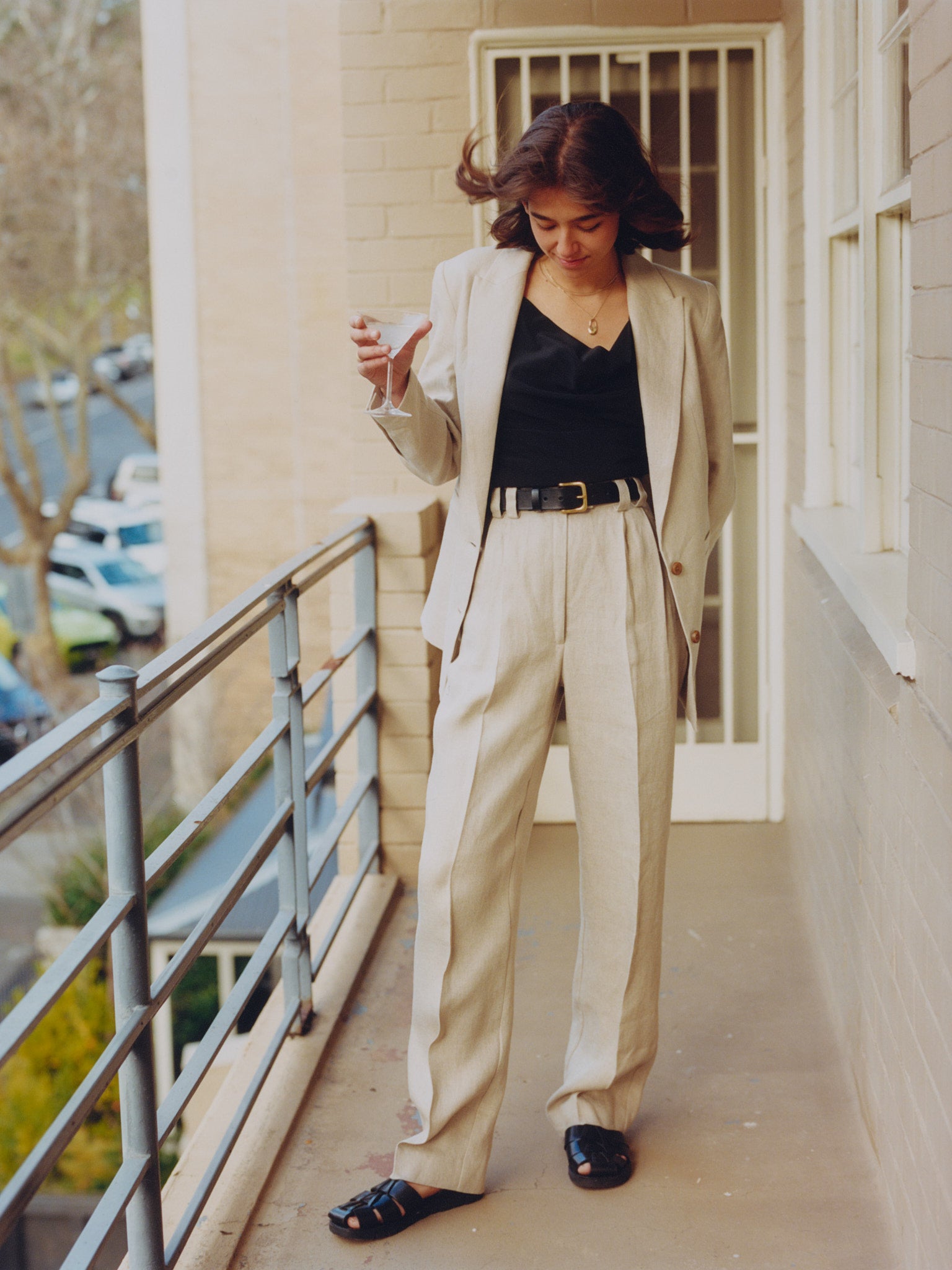Pre-Order Yu Tailored Oat Japanese Linen Pants