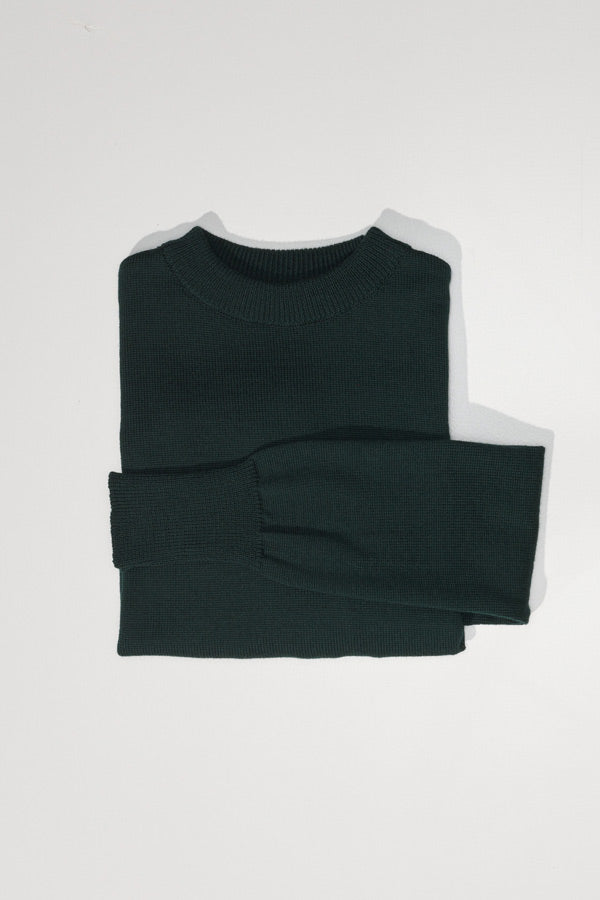 Rufus Forest Green Italian Merino Knit