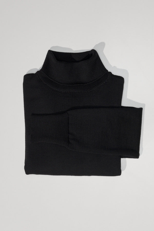 Izzy Black Italian Merino Knit