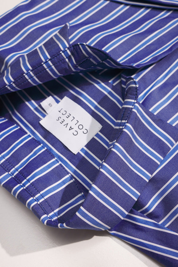 Lucy Blue Stripe Cotton Shirt - LIMITED EDITION