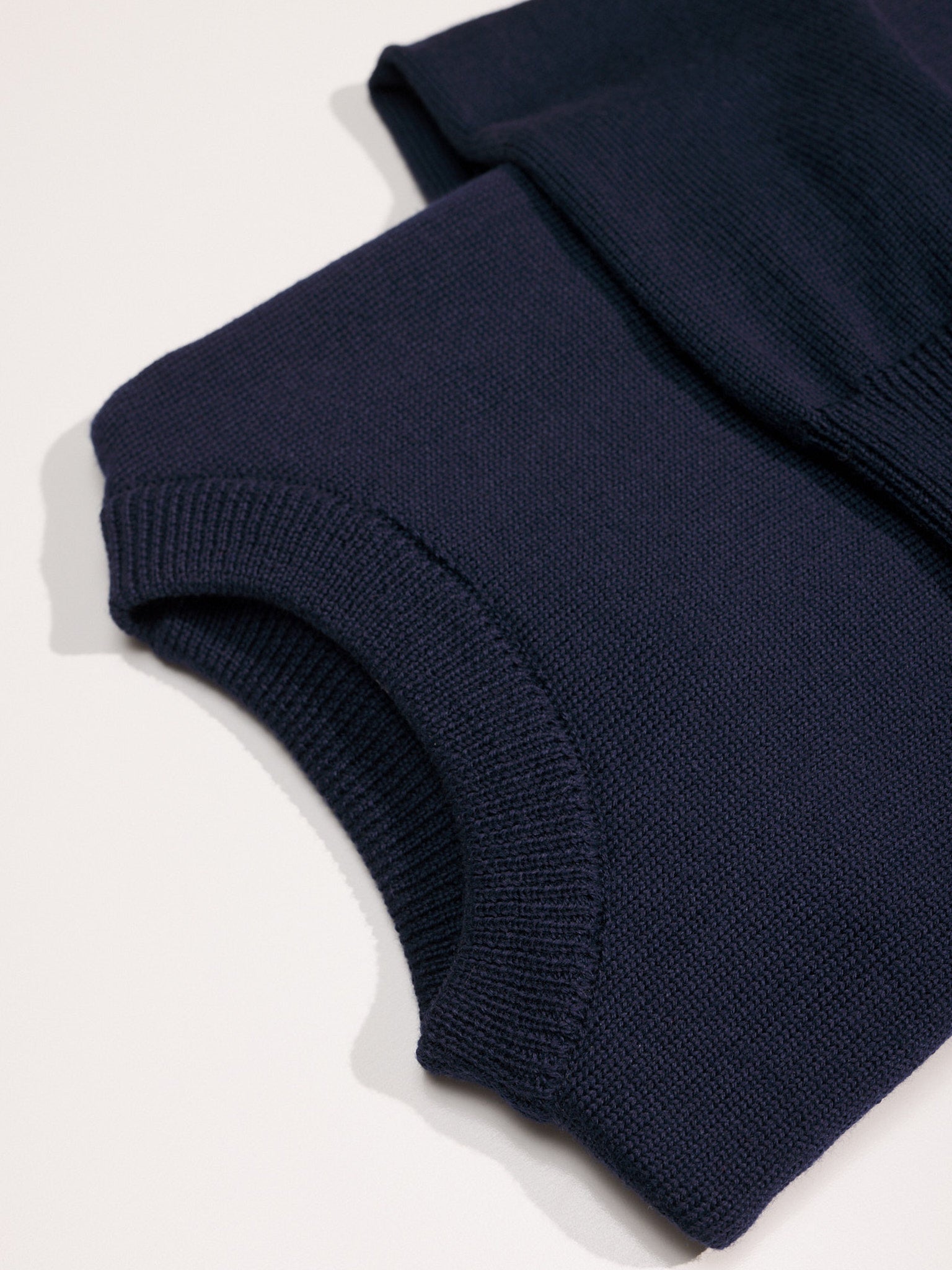 Rufus Navy Italian Merino Knit