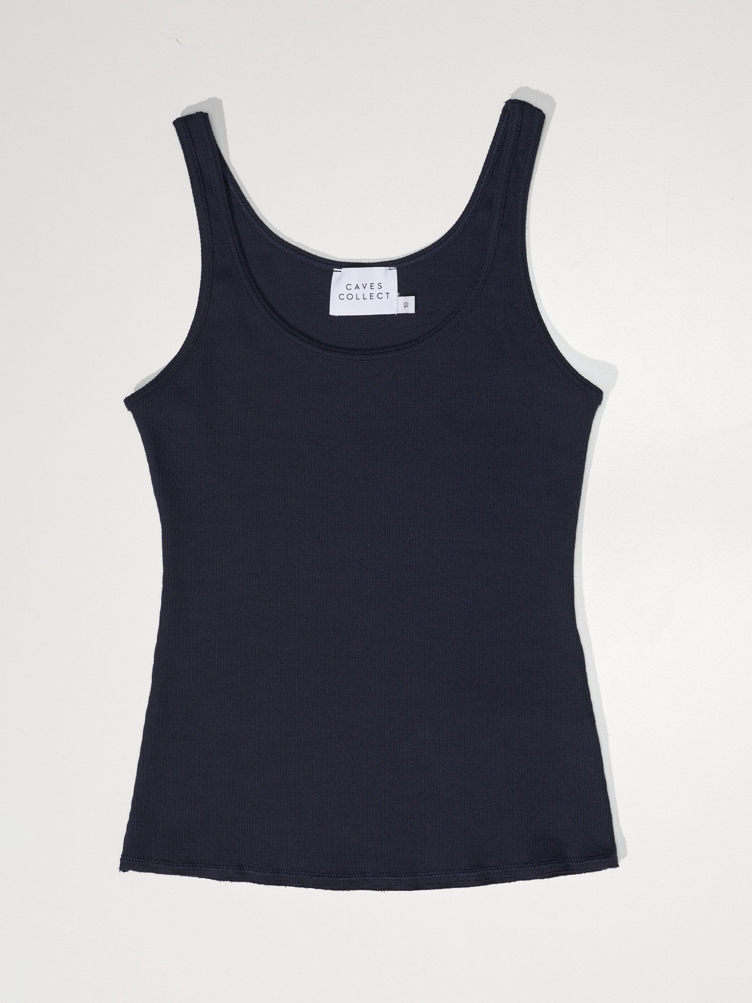 Max Navy Cotton Singlet