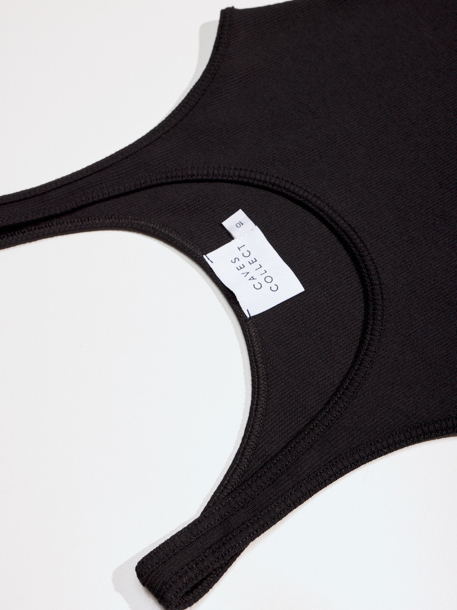Max Black Cotton Singlet