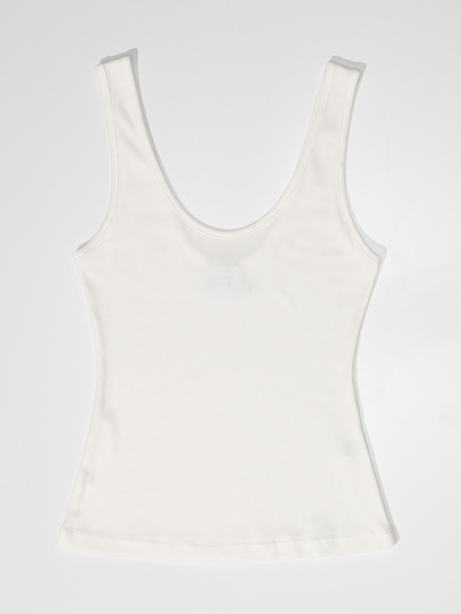 Elio Organic Cream Cotton Singlet