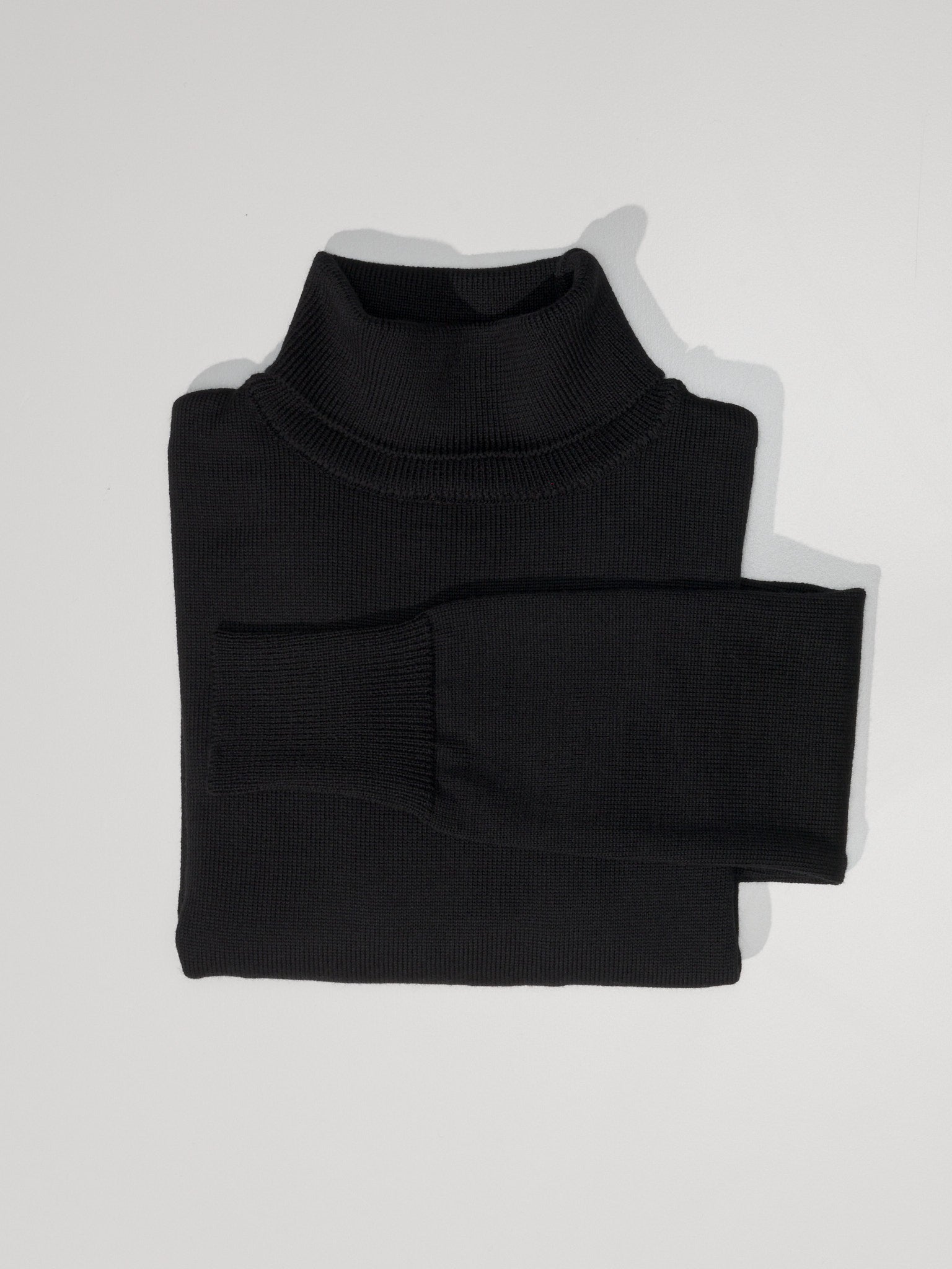 Izzy Black Italian Merino Knit