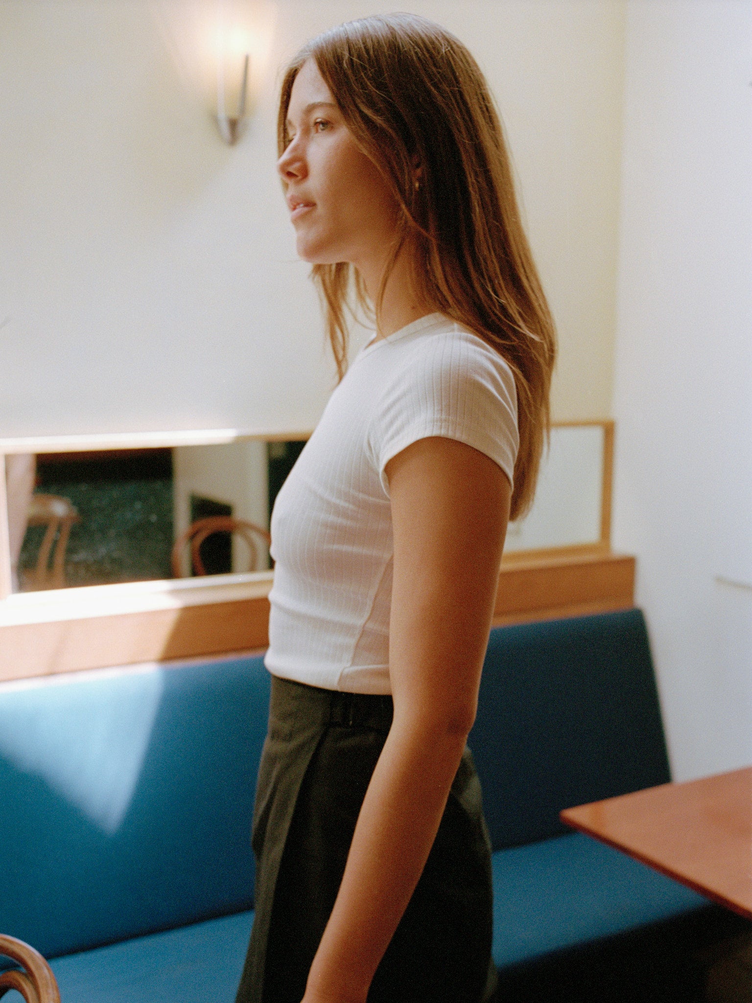 Pre-Order Vera Off White Organic Cotton T