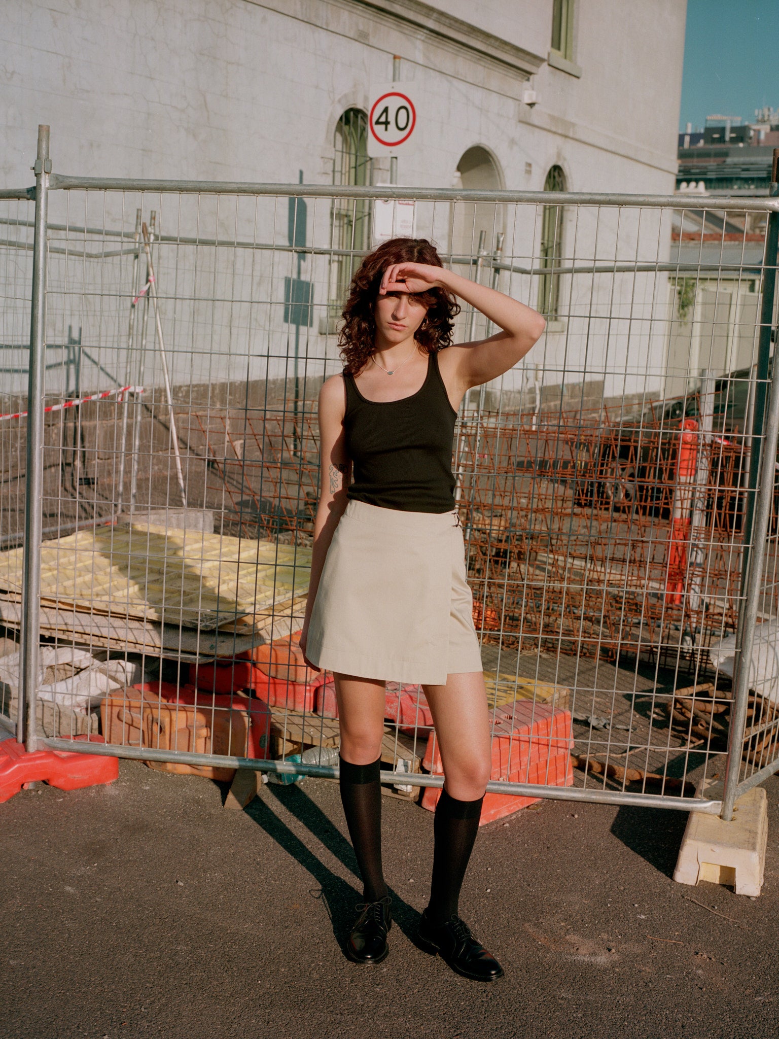 Gabe Almond Japanese Cotton Skirt
