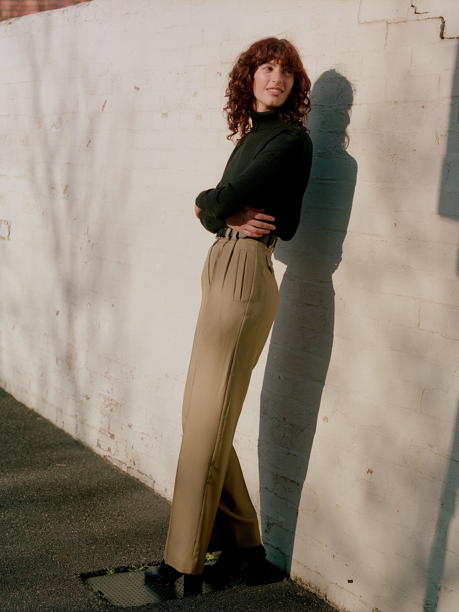 Yu Tailored Twill Oak Japanese Wool Pants