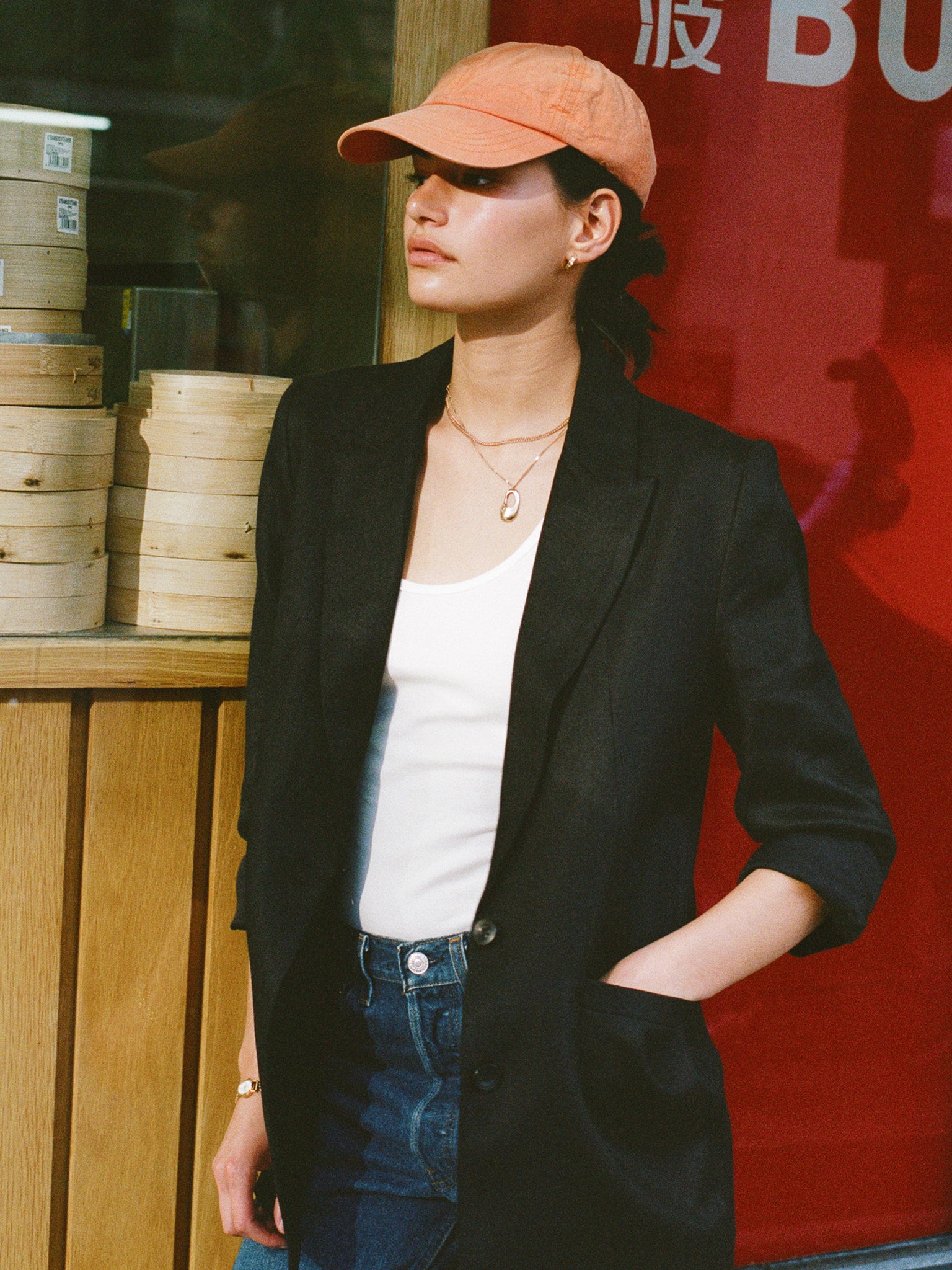 Fred Black Japanese Linen Blazer