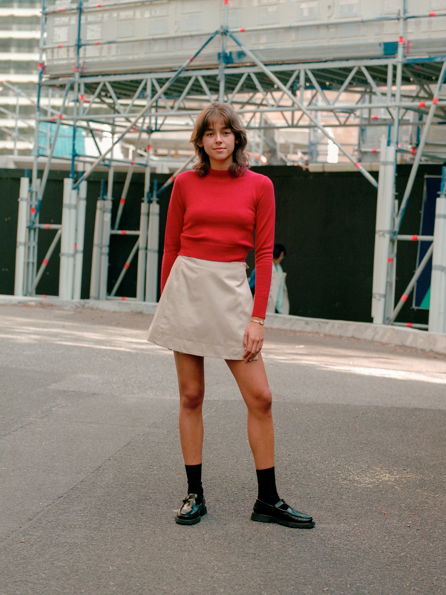 Gabe Almond Japanese Cotton Skirt