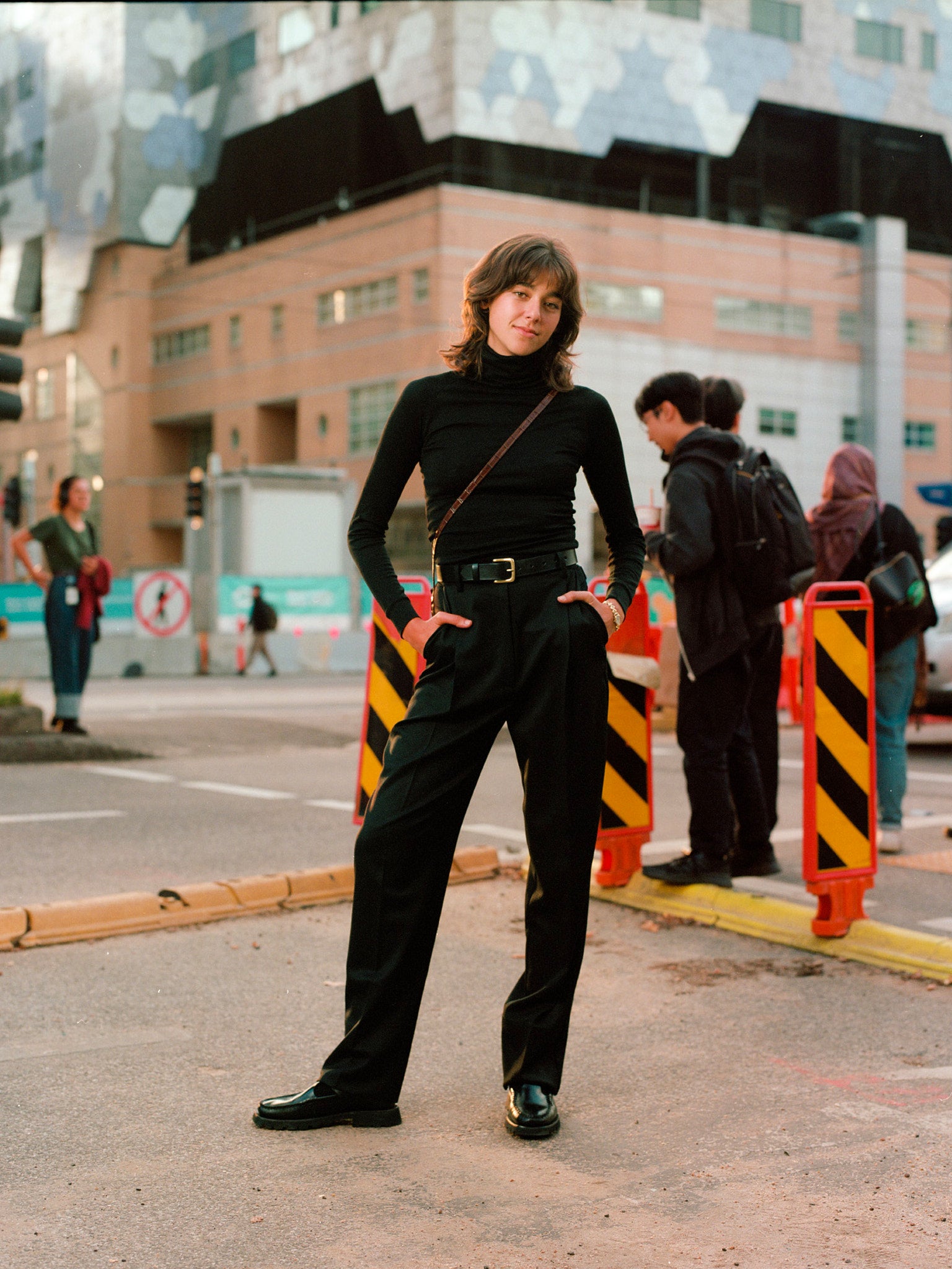 Recently Back in Stock - Kate Black Japanese Twill Wool Pants