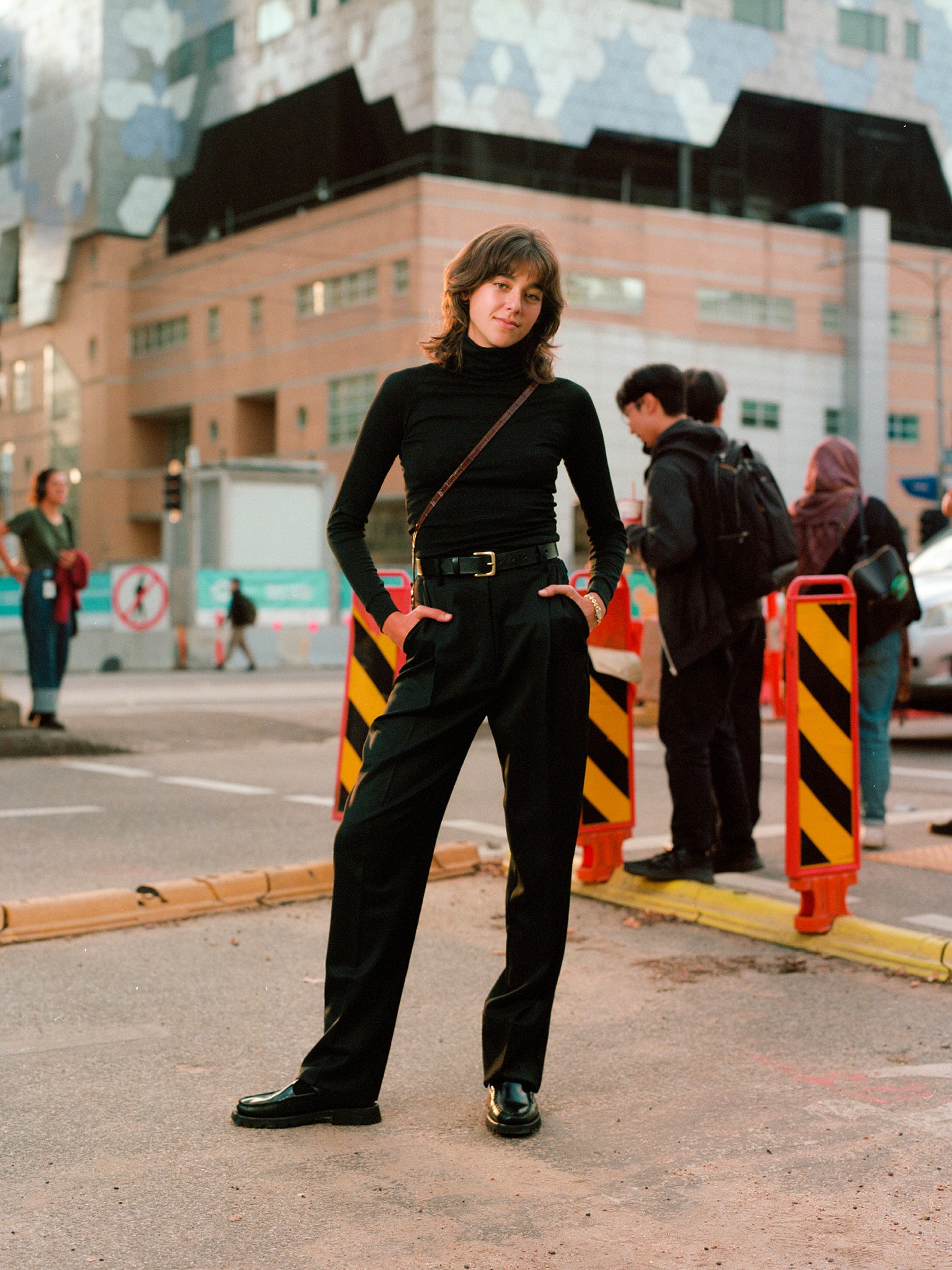 Georgia Australian Black Wool Skivvy