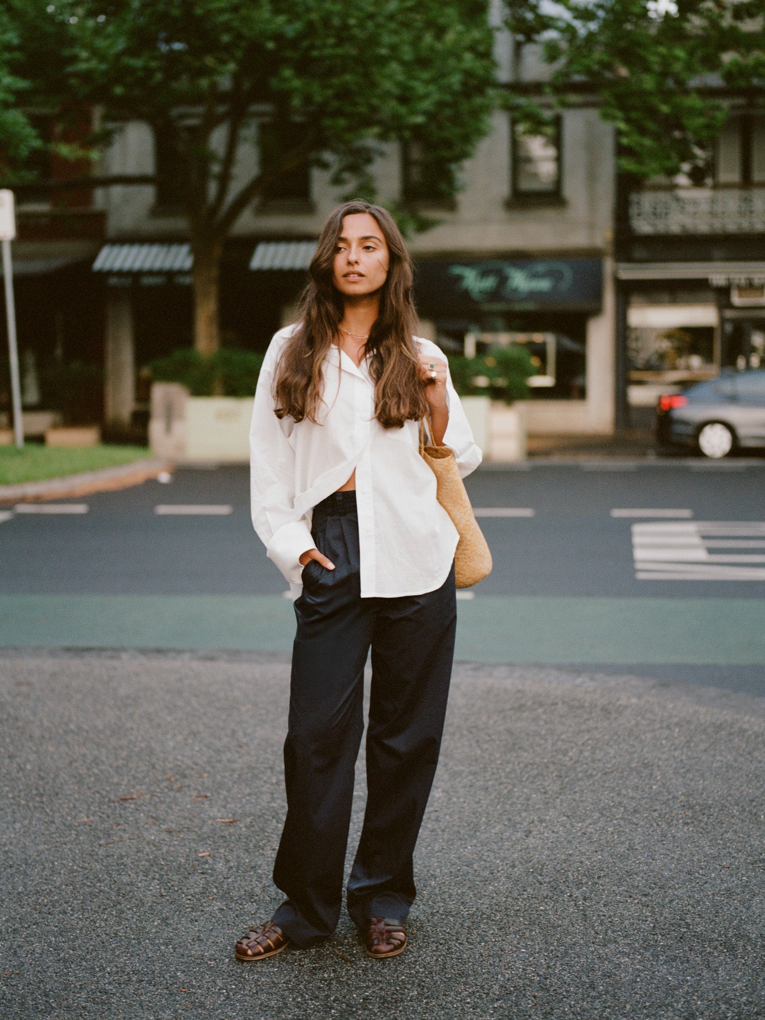Pre-Order White Japanese Cotton Artist Shirt