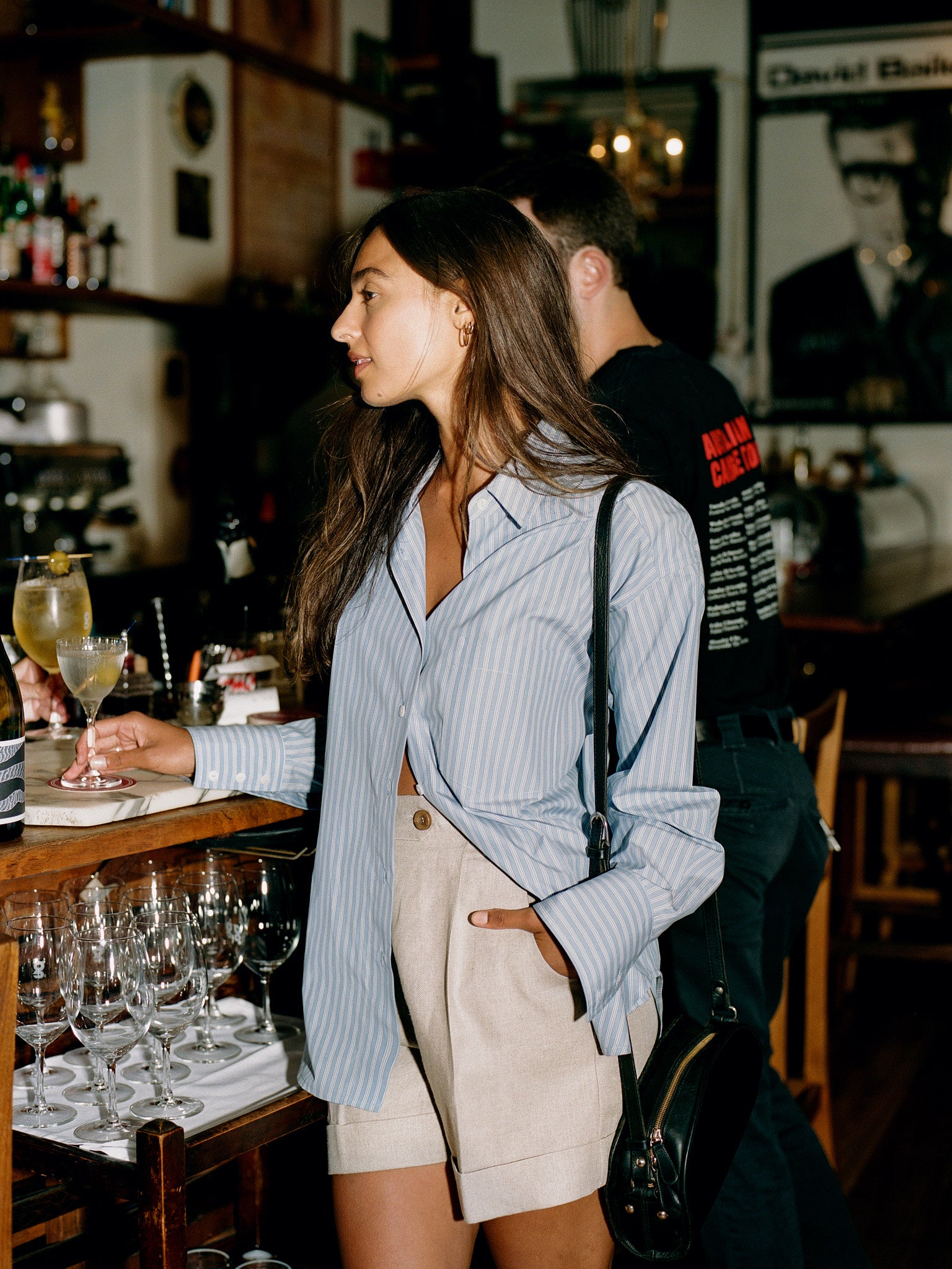 The Ada Oat Japanese Linen Shorts