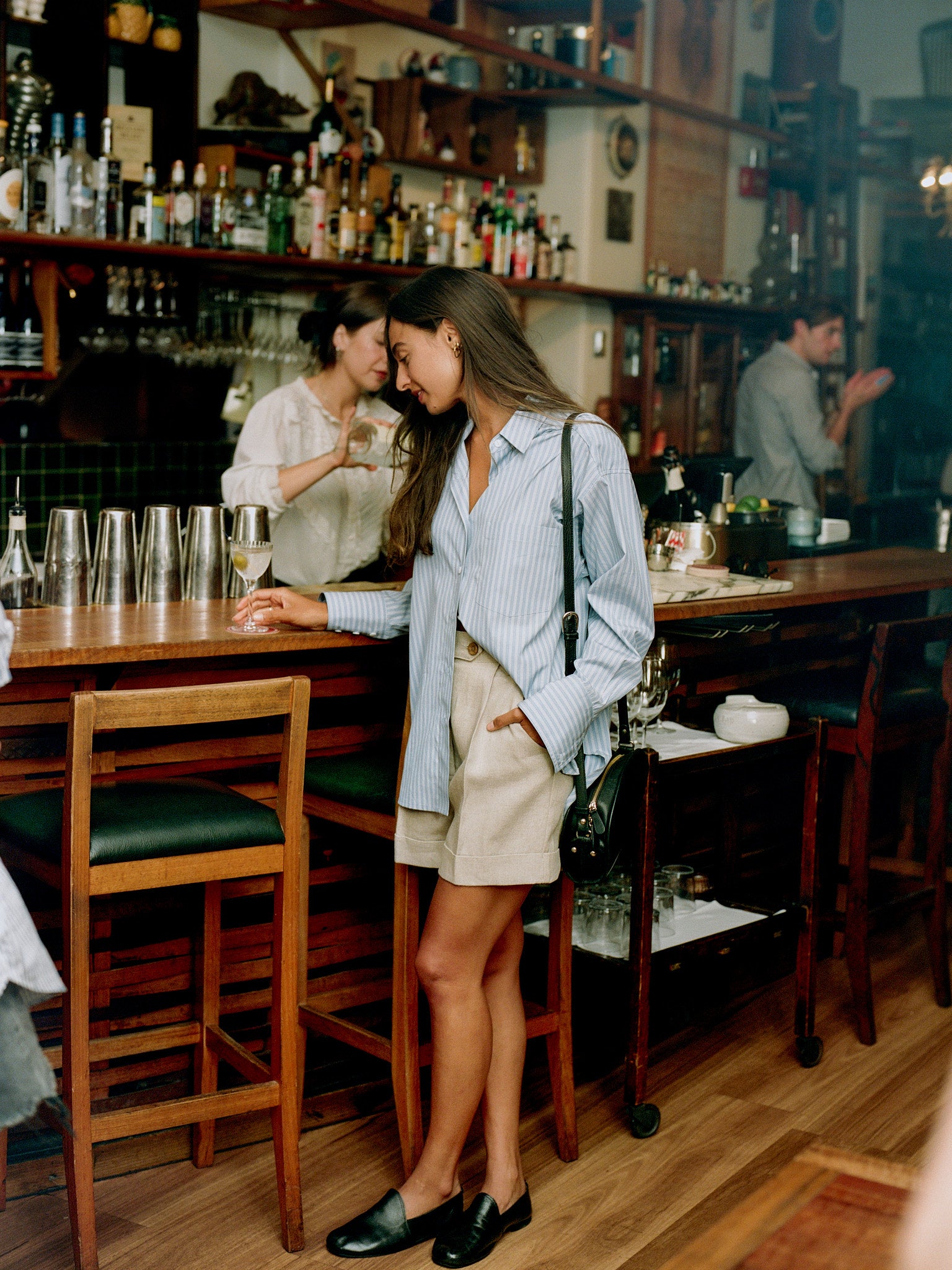 Ada Oat Japanese Linen Shorts