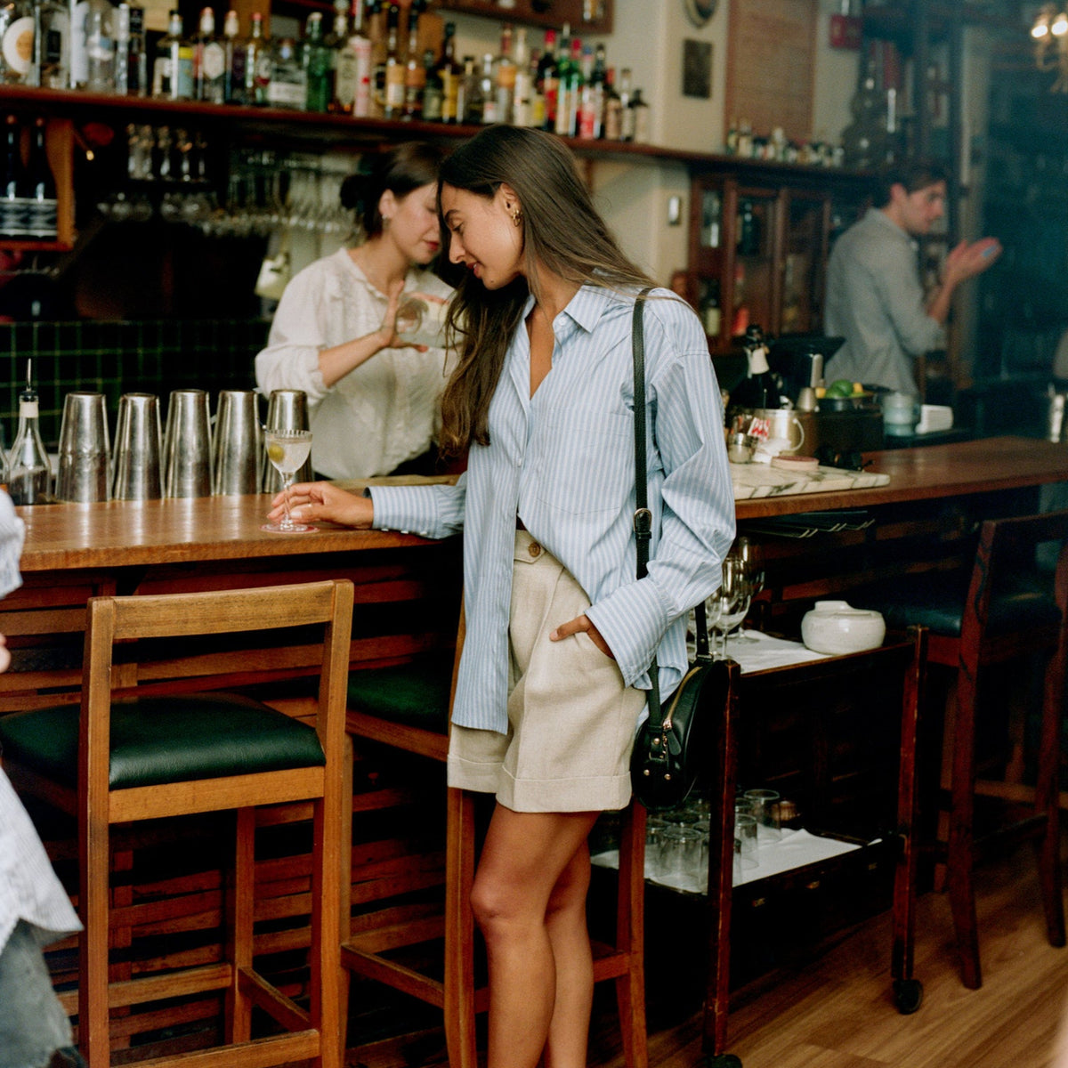 Recently Back in Stock Artist Japanese Blue Cotton Shirt