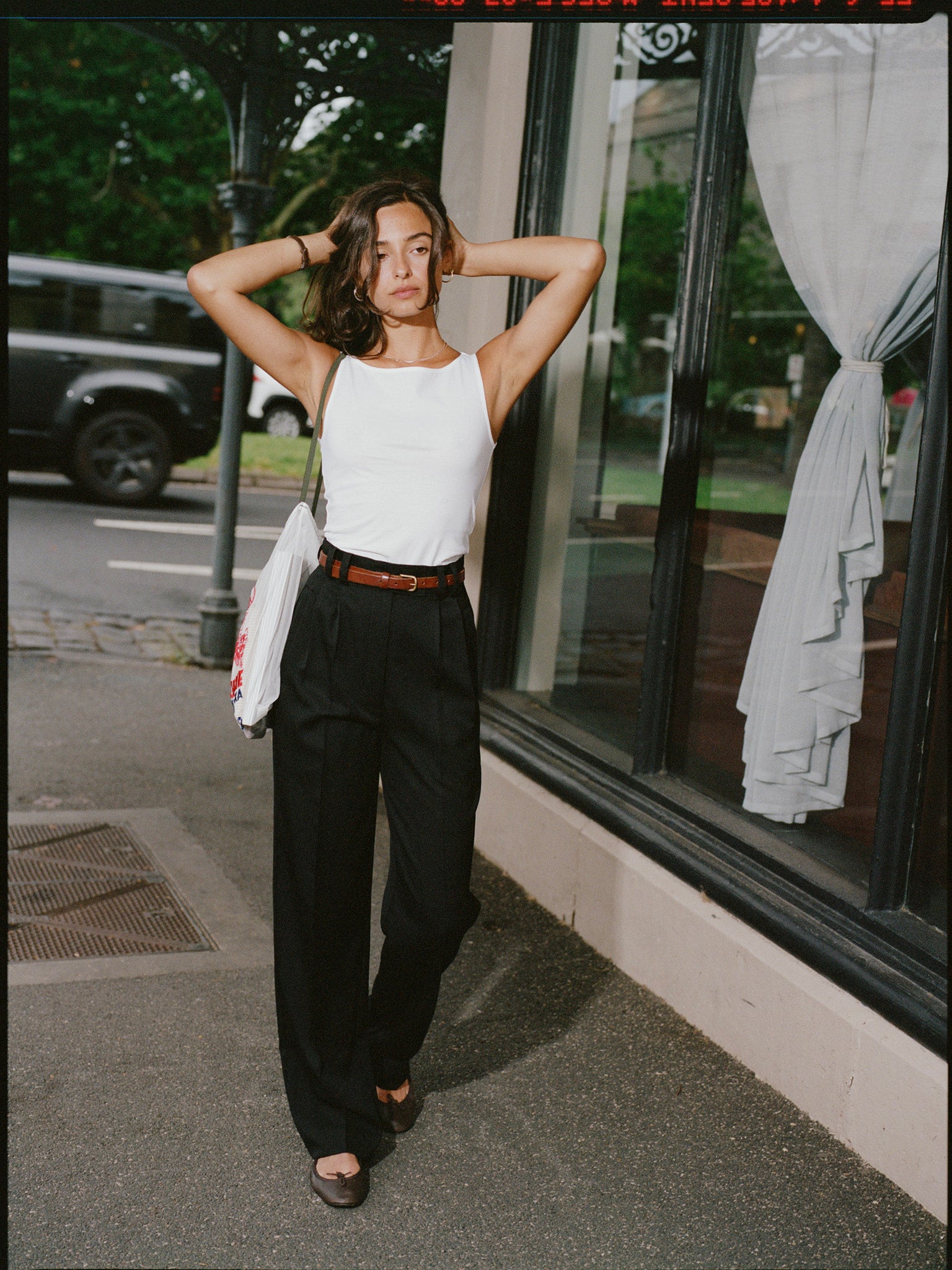 Etta White Cotton Top