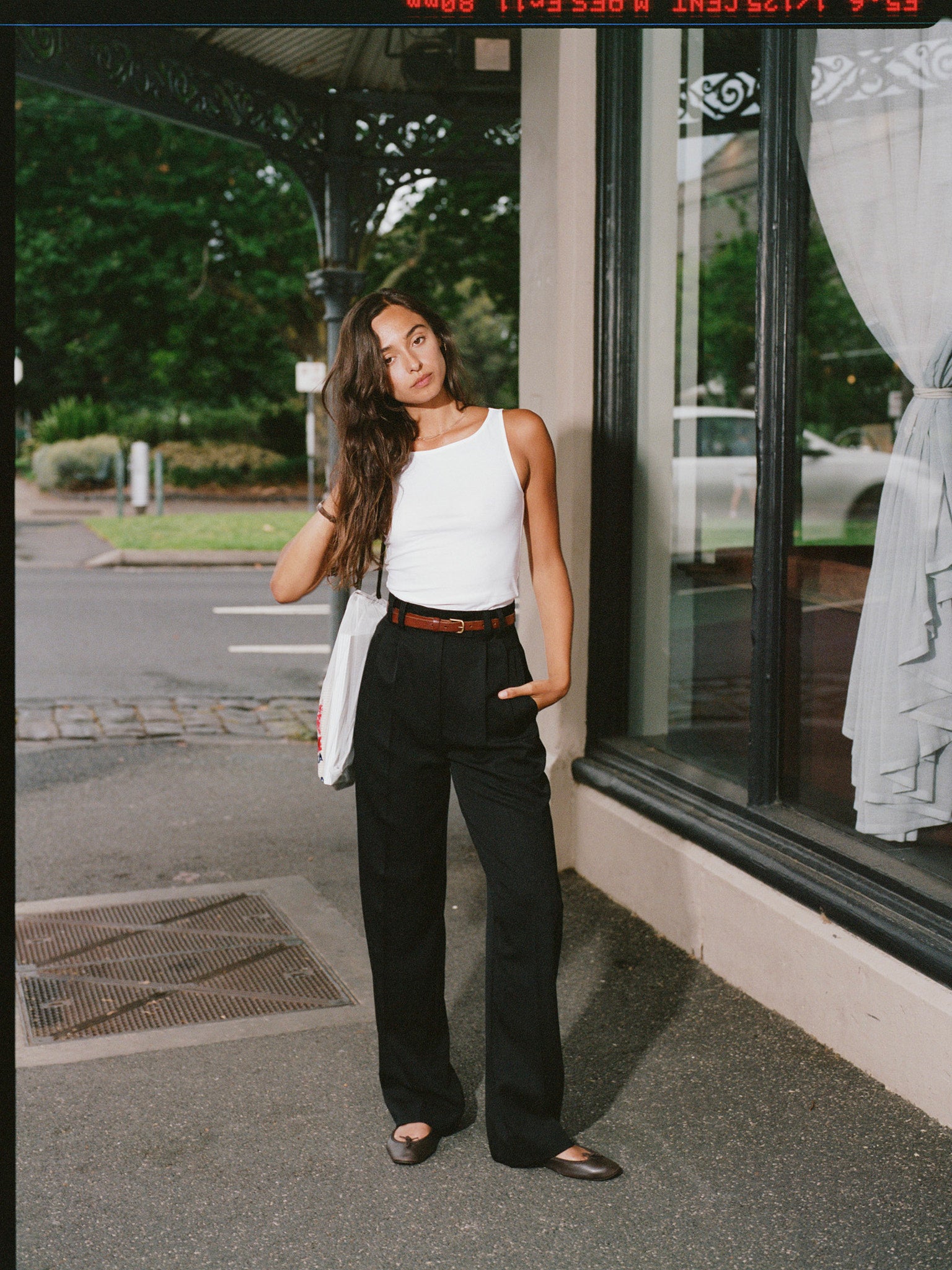 Etta White Cotton Top