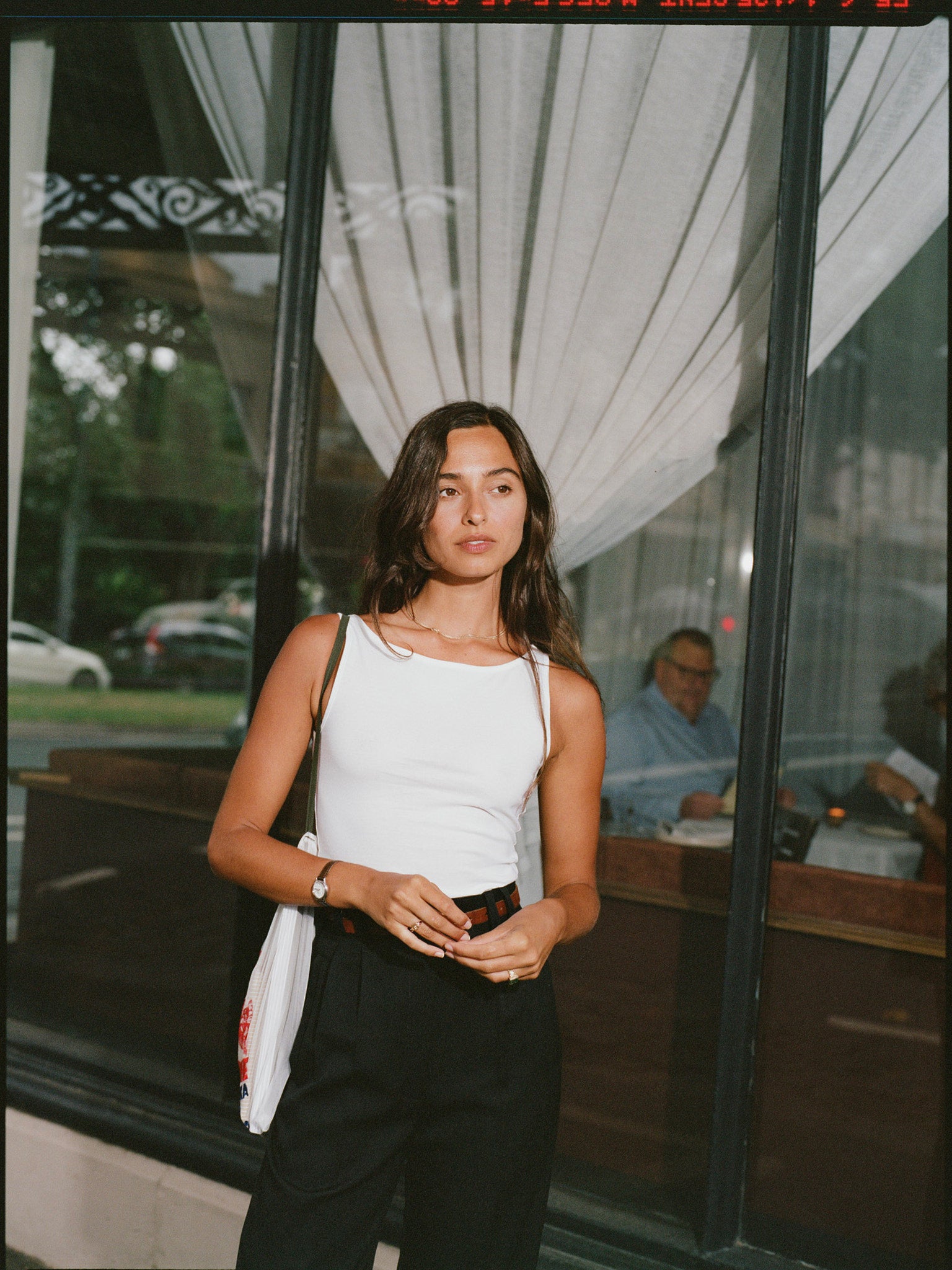 Etta White Cotton Top