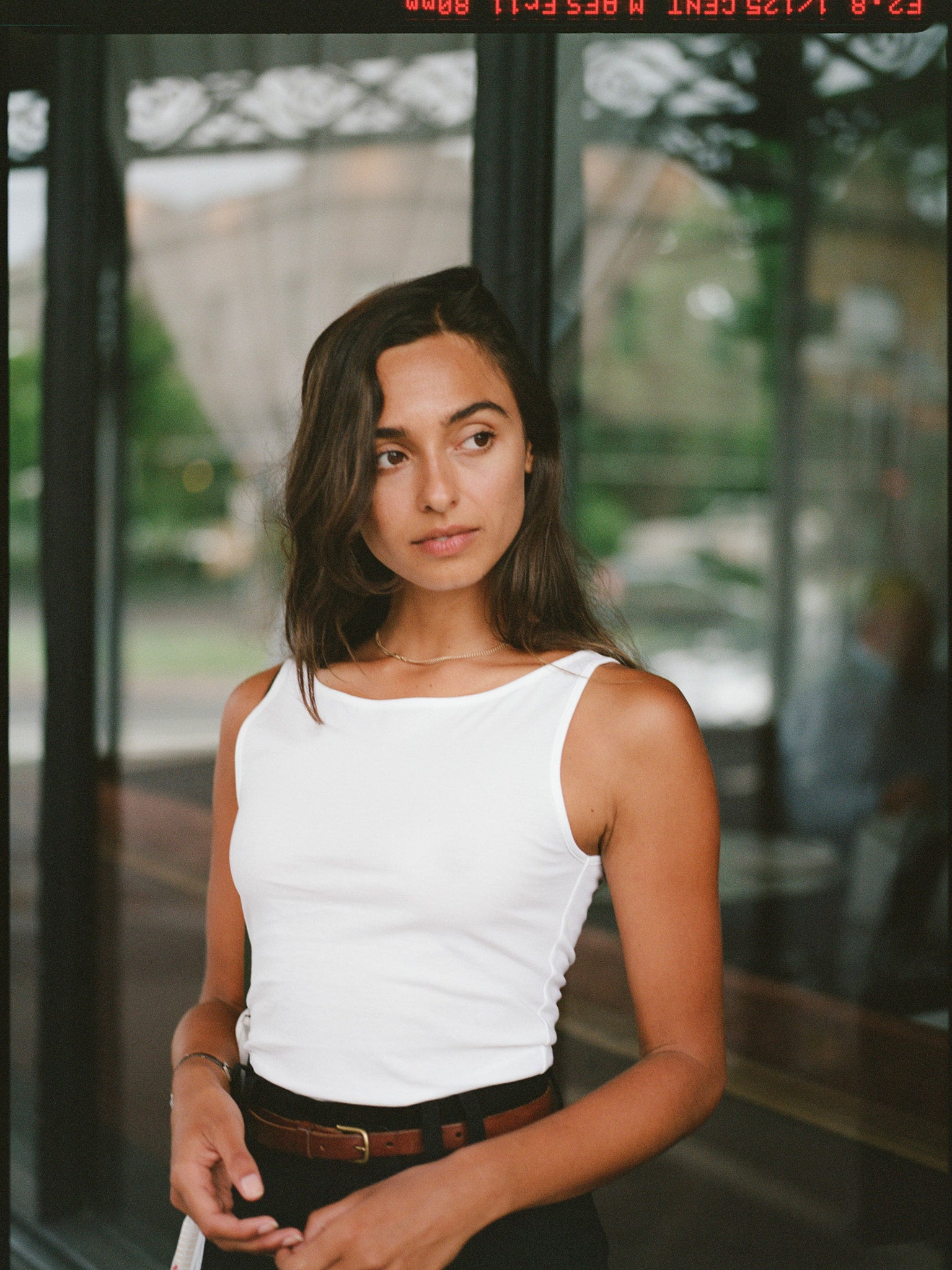 Etta White Cotton Top