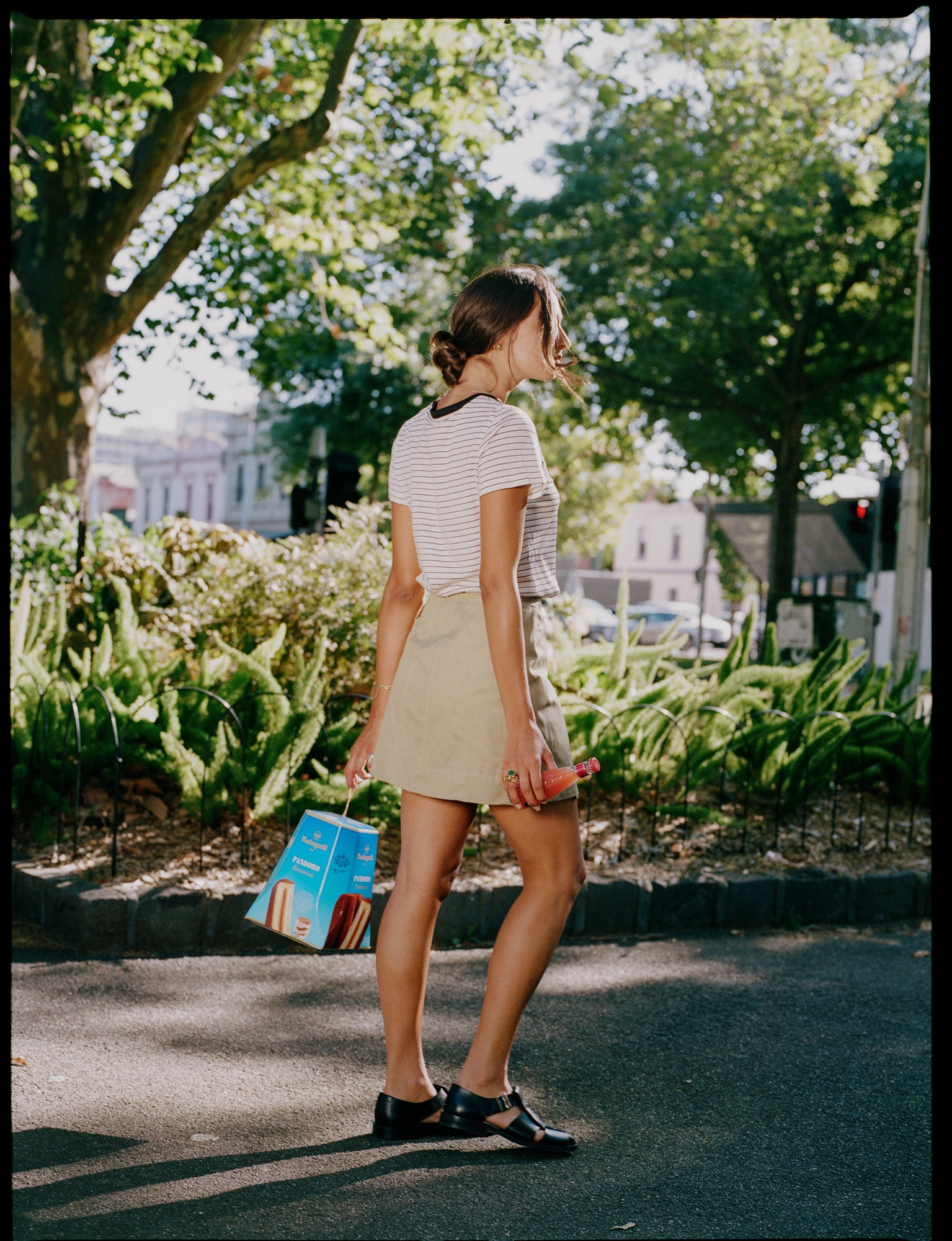 Gabe Almond Japanese Cotton Skirt