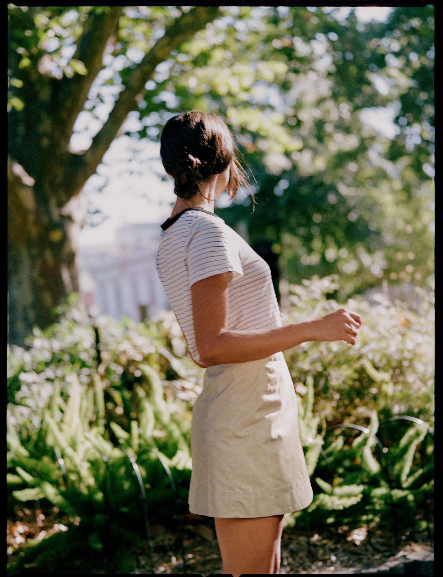 Gabe Almond Japanese Cotton Skirt