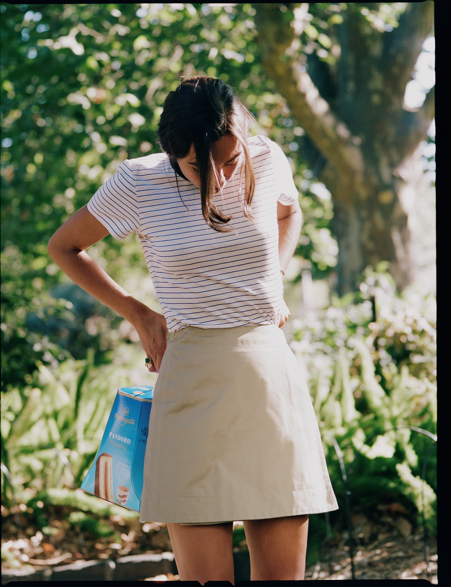 Gabe Almond Japanese Cotton Skirt