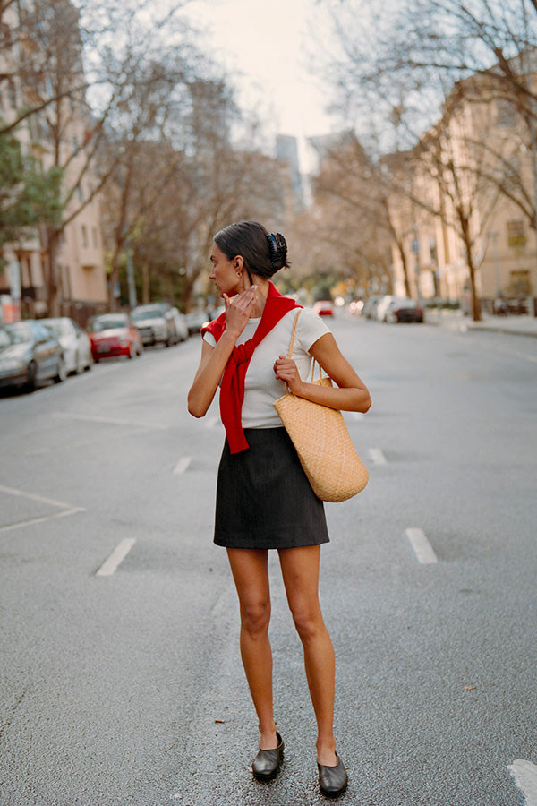 Limited Edition - Fine Italian Wool Kit Mini Skirt