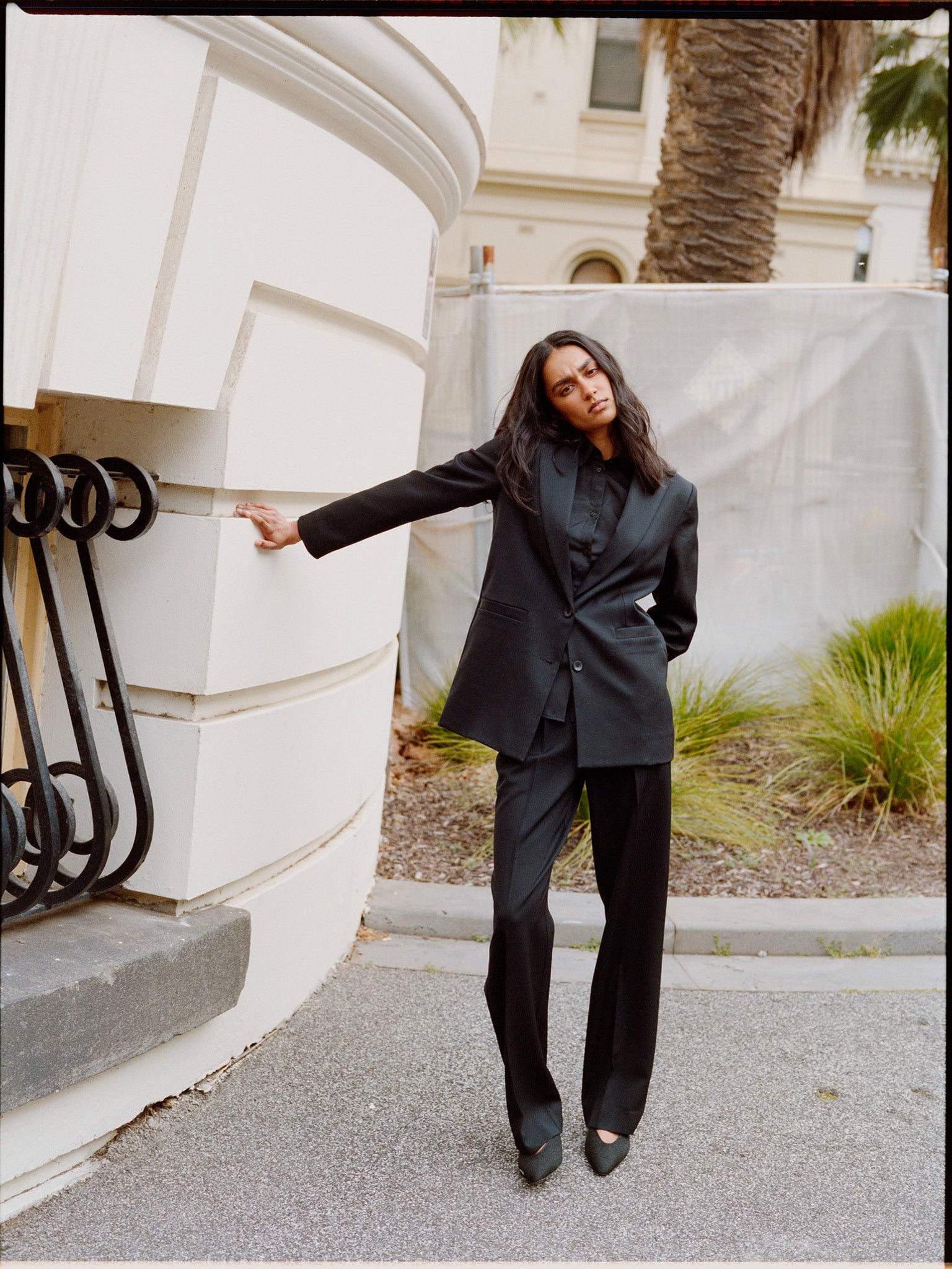 Recently Back in Stock - Fred Black Japanese Twill Wool Blazer