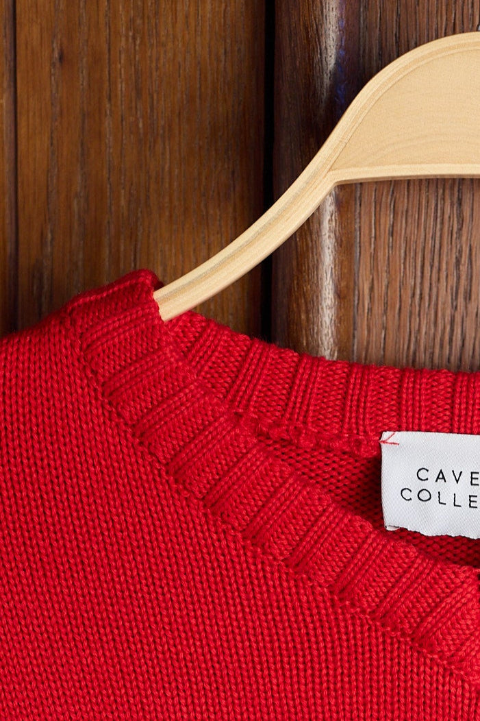 Jonny Tomato Italian Merino V Knit