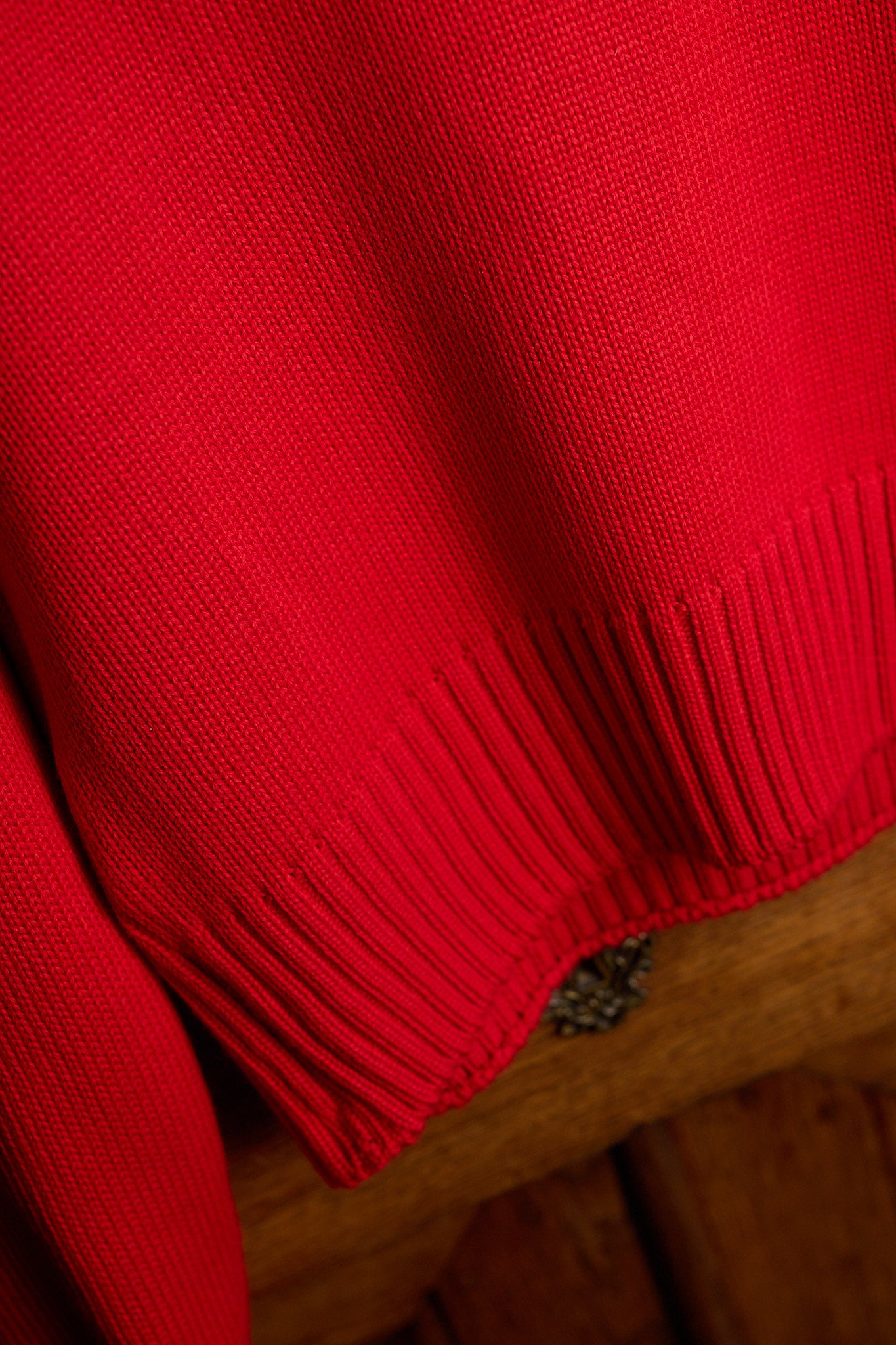 Jonny Tomato Italian Merino V Knit