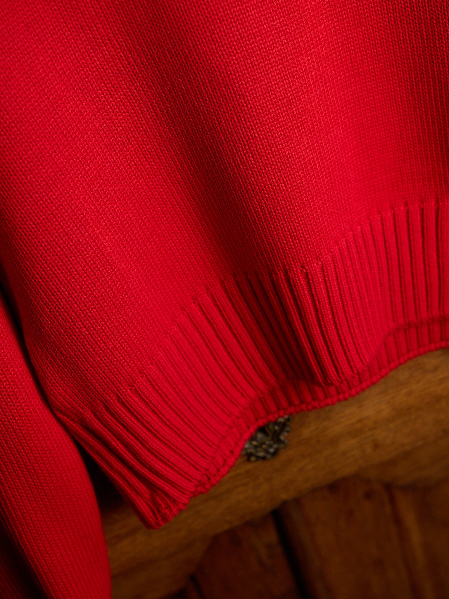 Jonny Tomato Italian Merino V Knit