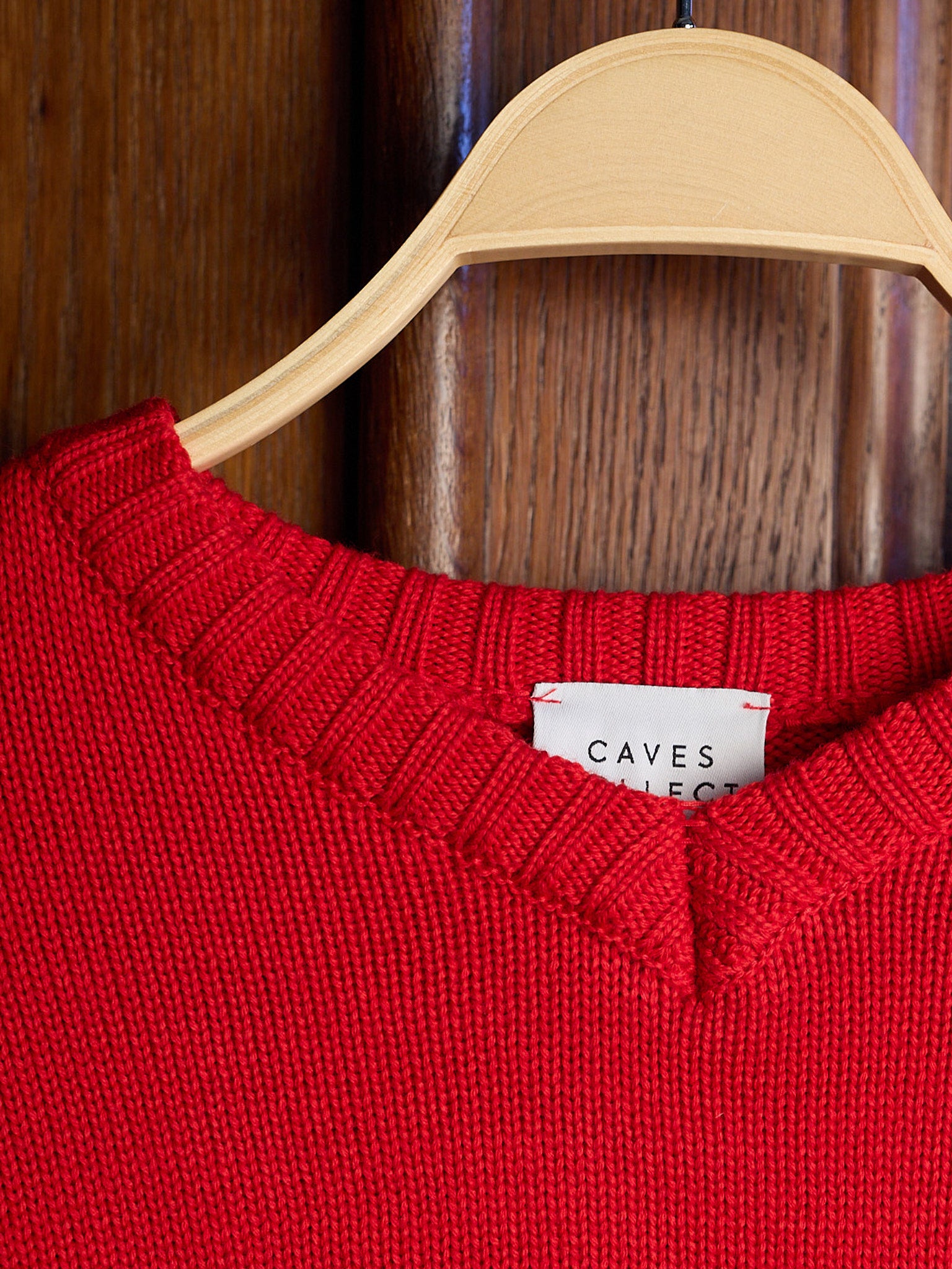 Jonny Tomato Italian Merino V Knit