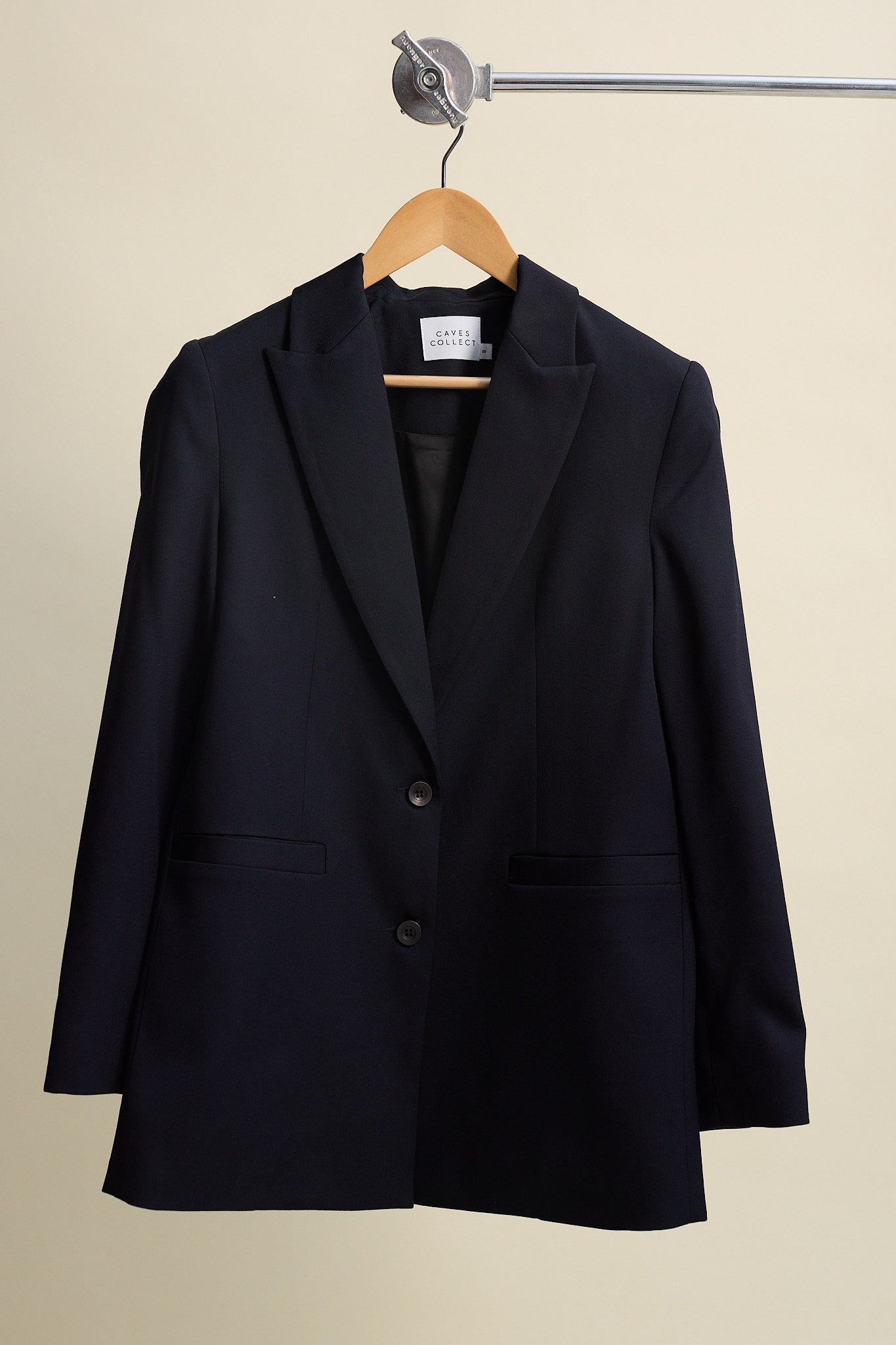 Recently Back In Stock - Fred Navy Japanese Twill Wool Blazer