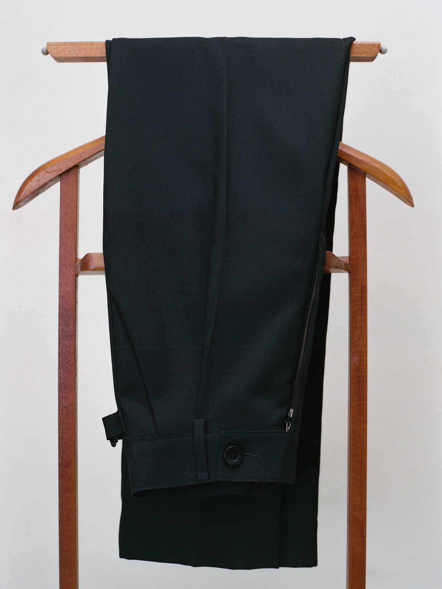 Recently Back in Stock - Kate Black Japanese Twill Wool Pants