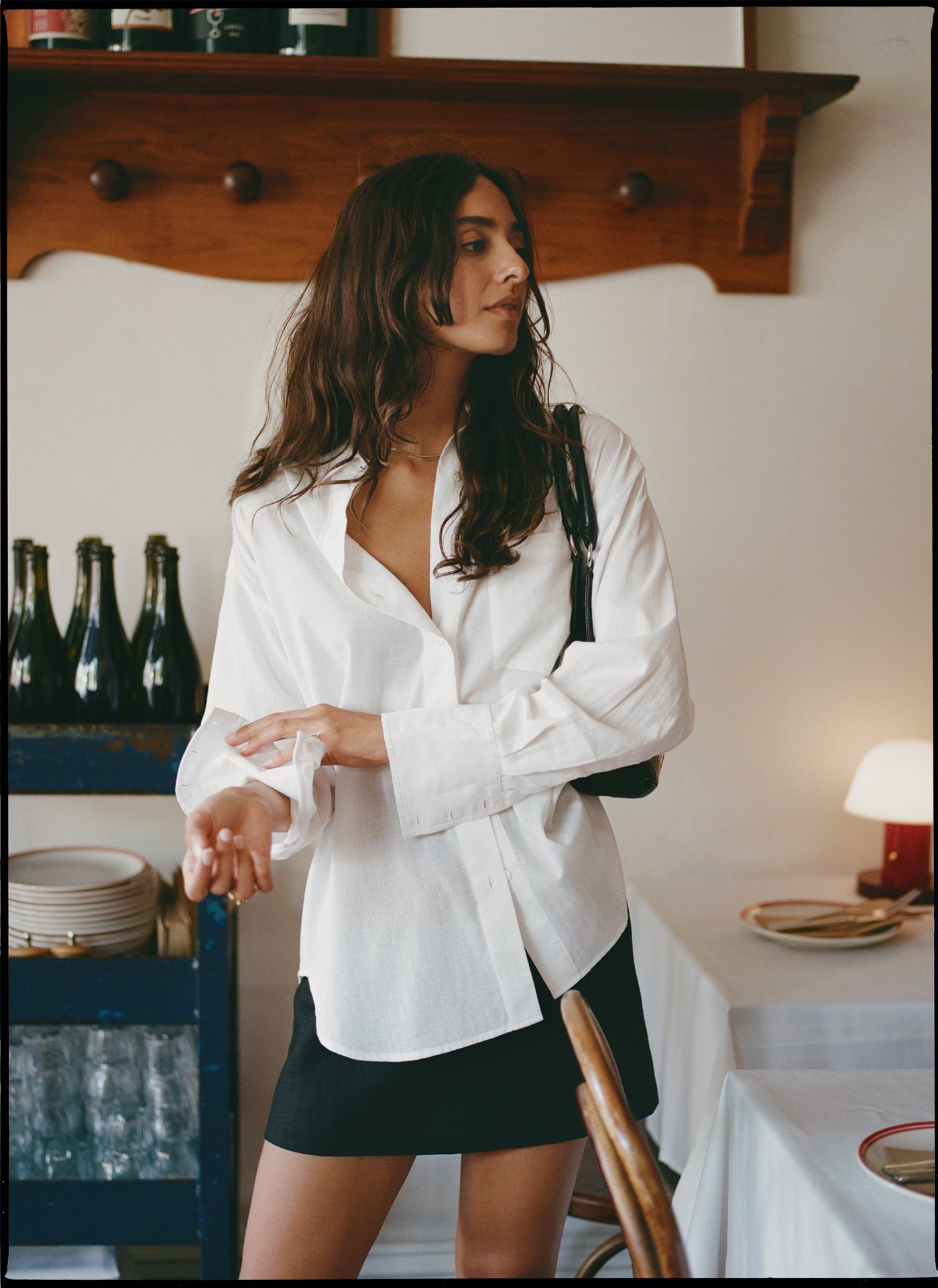 White Japanese Cotton Artist Shirt